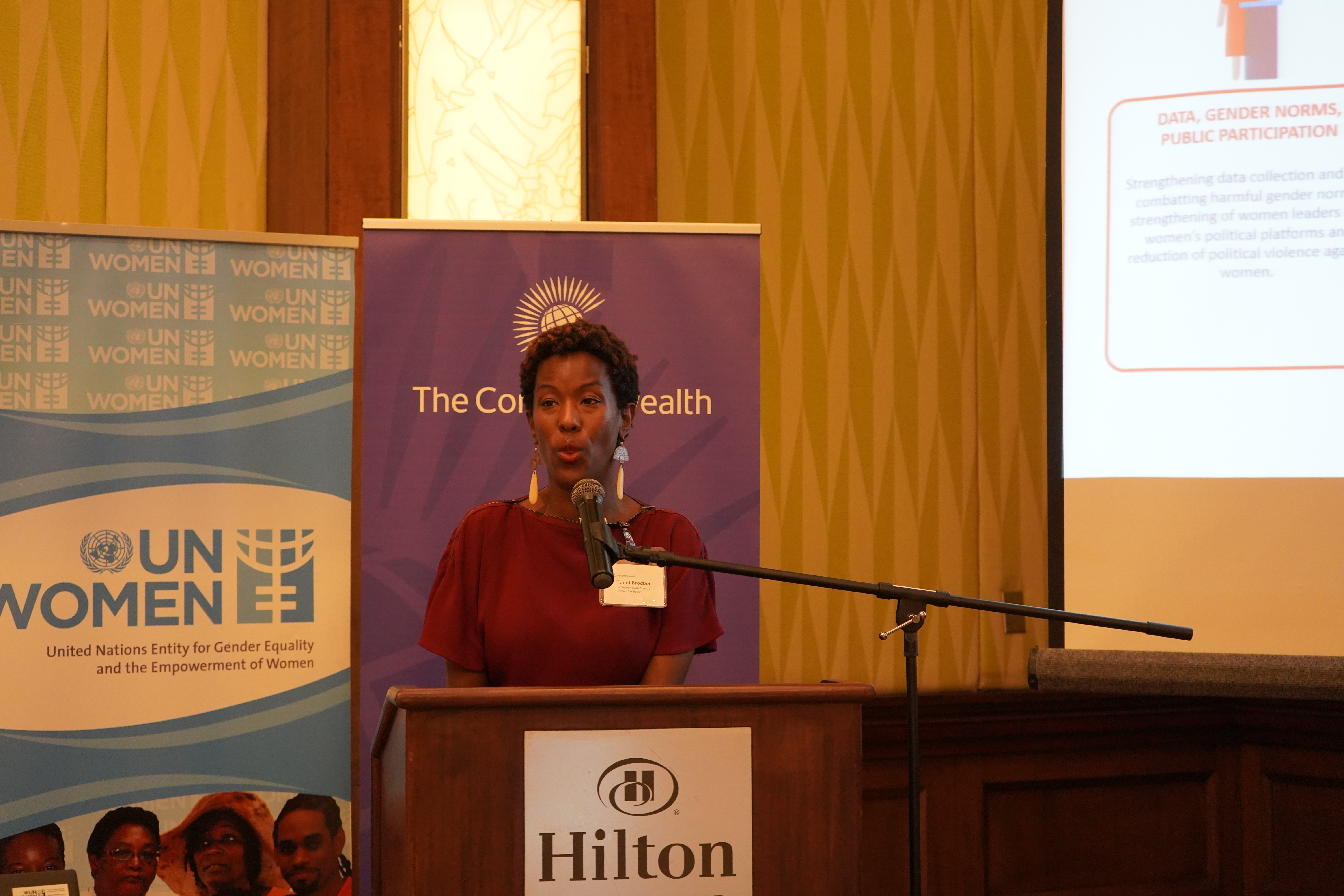 Tonni Brodber, Representative, UN Women Multi-Country Office - Caribbean 