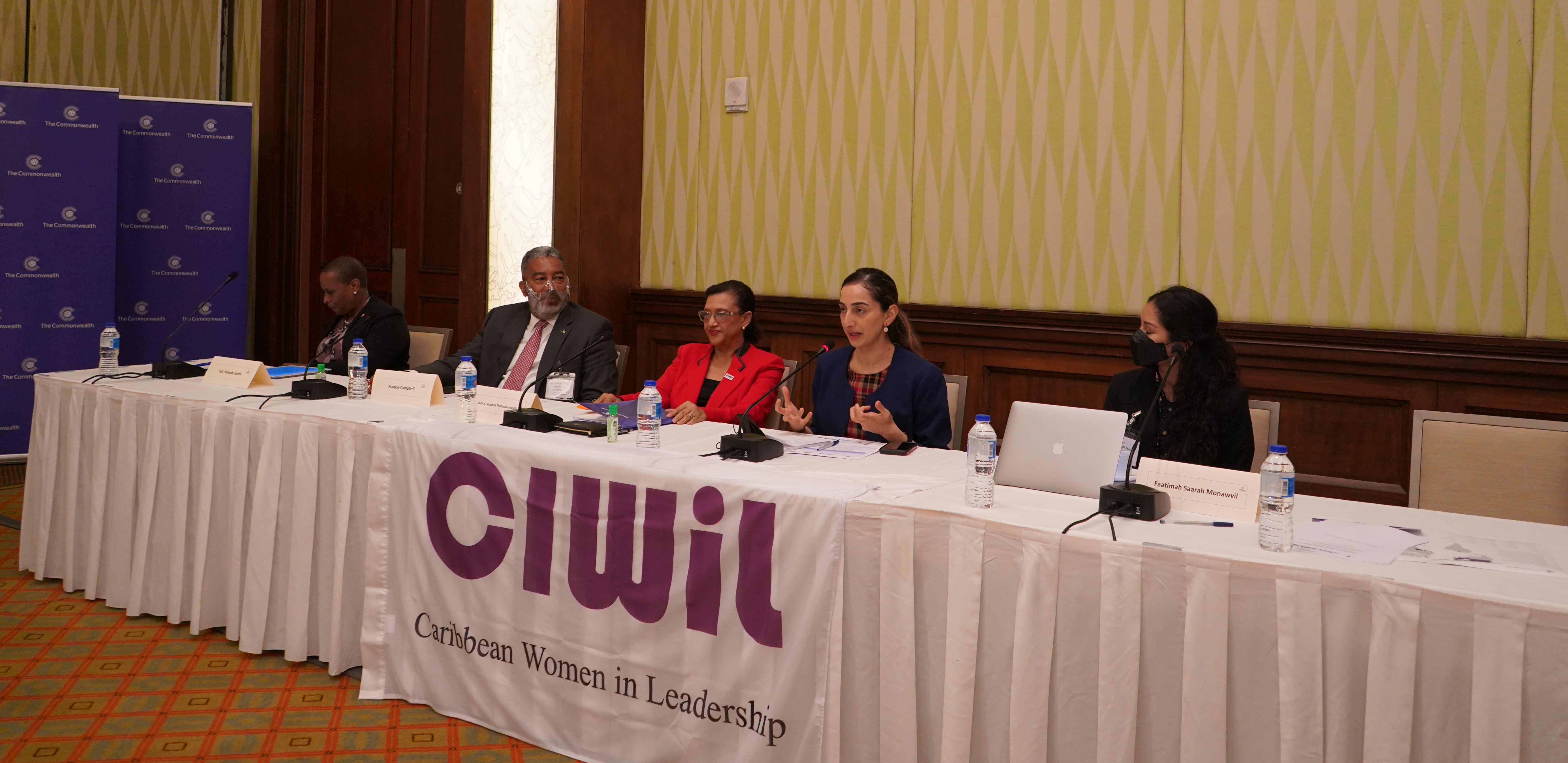 Dr Shavana Haythornthwaite moderating the event