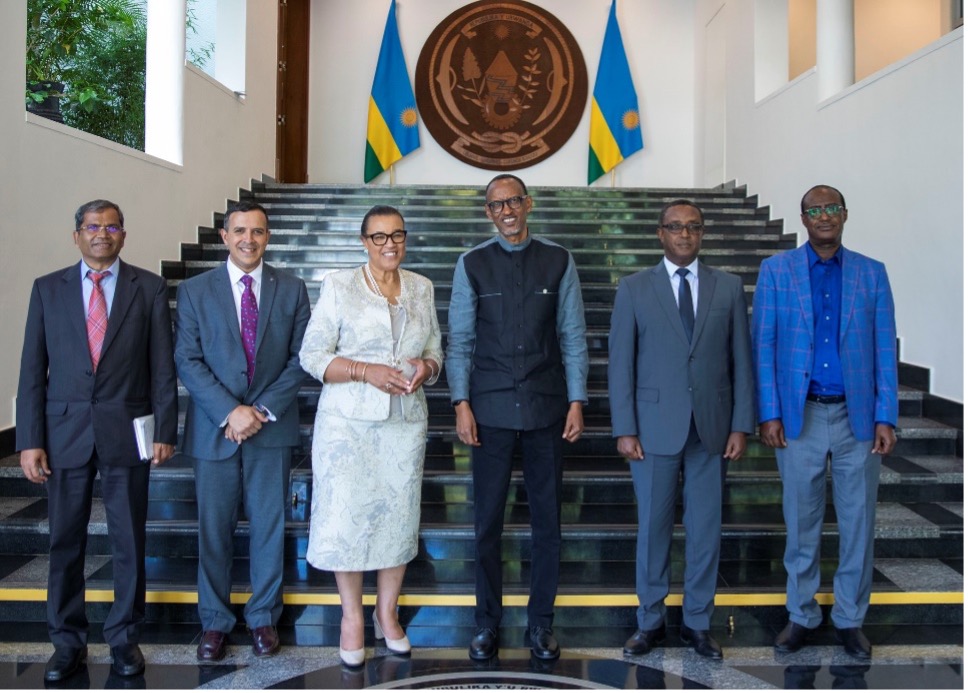 Commonwealth Secretary-General The Rt Hon Patricia Scotland, QC, with His Excellency, President Paul Kagame