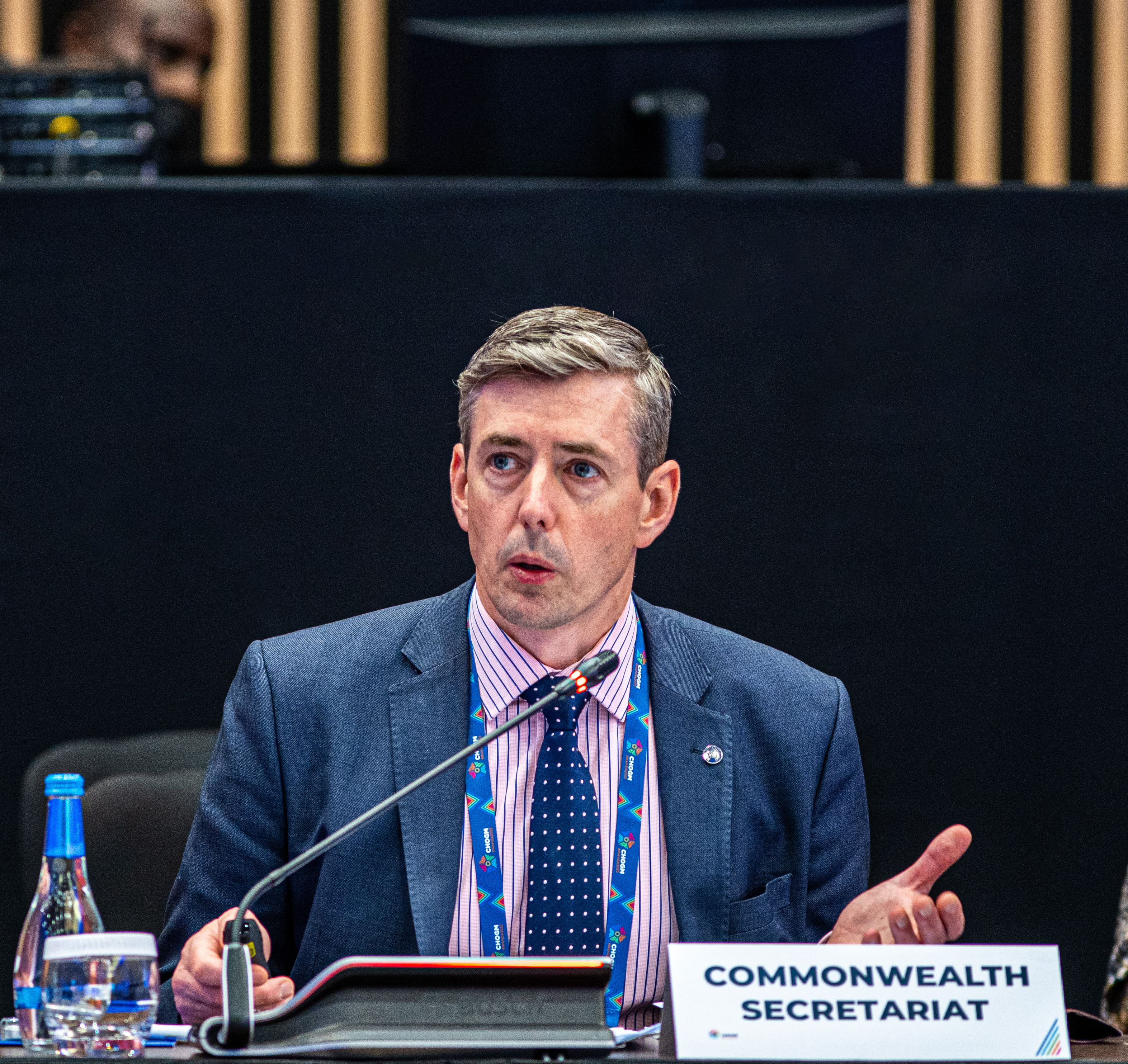 Head of Oceans and Natural Resources at the Commonwealth Secretariat, Dr Nicholas Hardman-Mountford