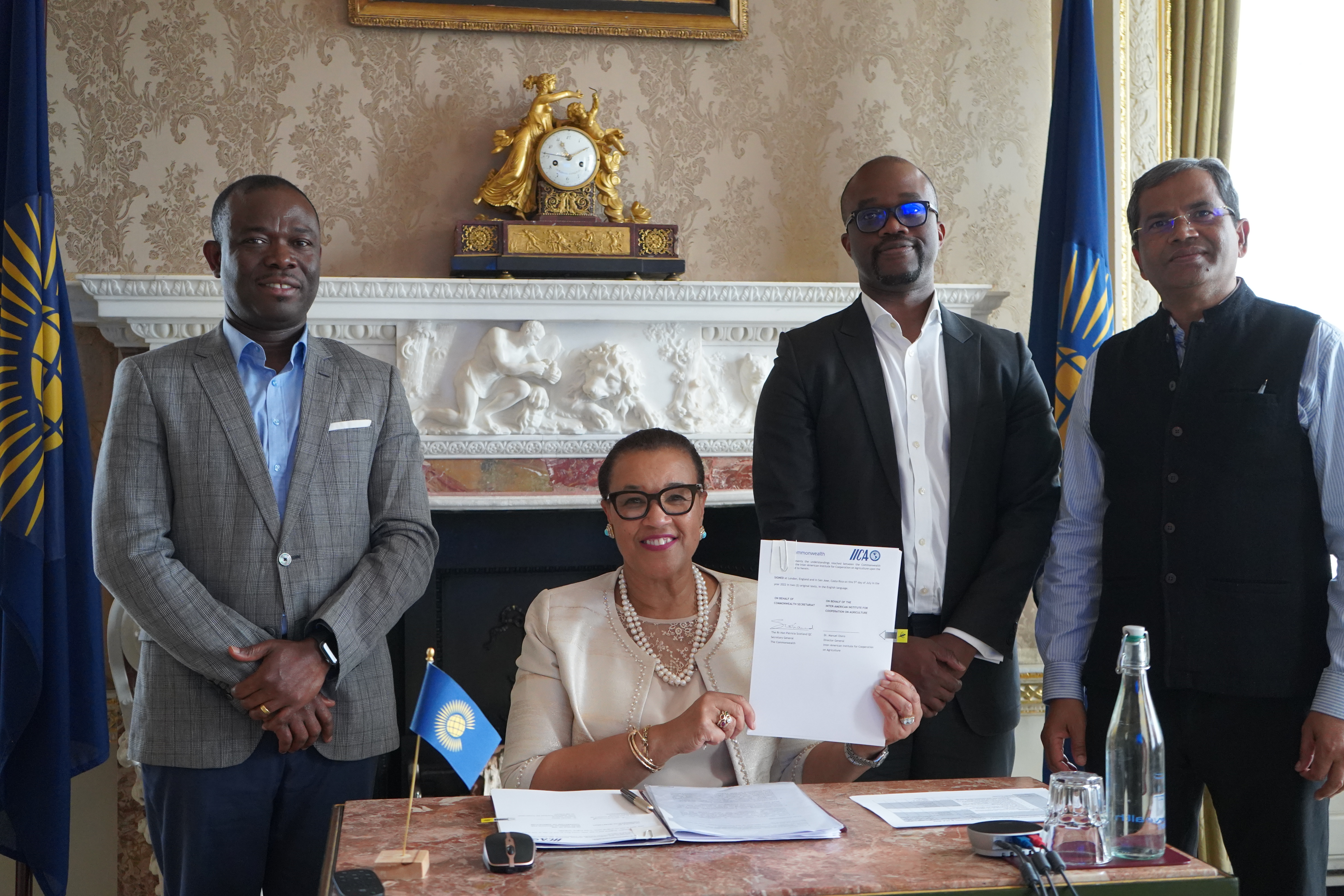 Secretary-General at the MOU ceremony