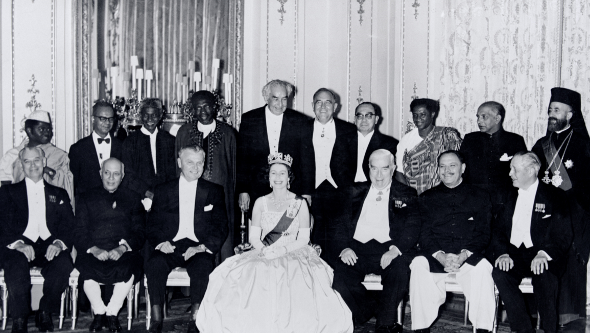 Her Majesty The Queen with Commonwealth Heads of Government