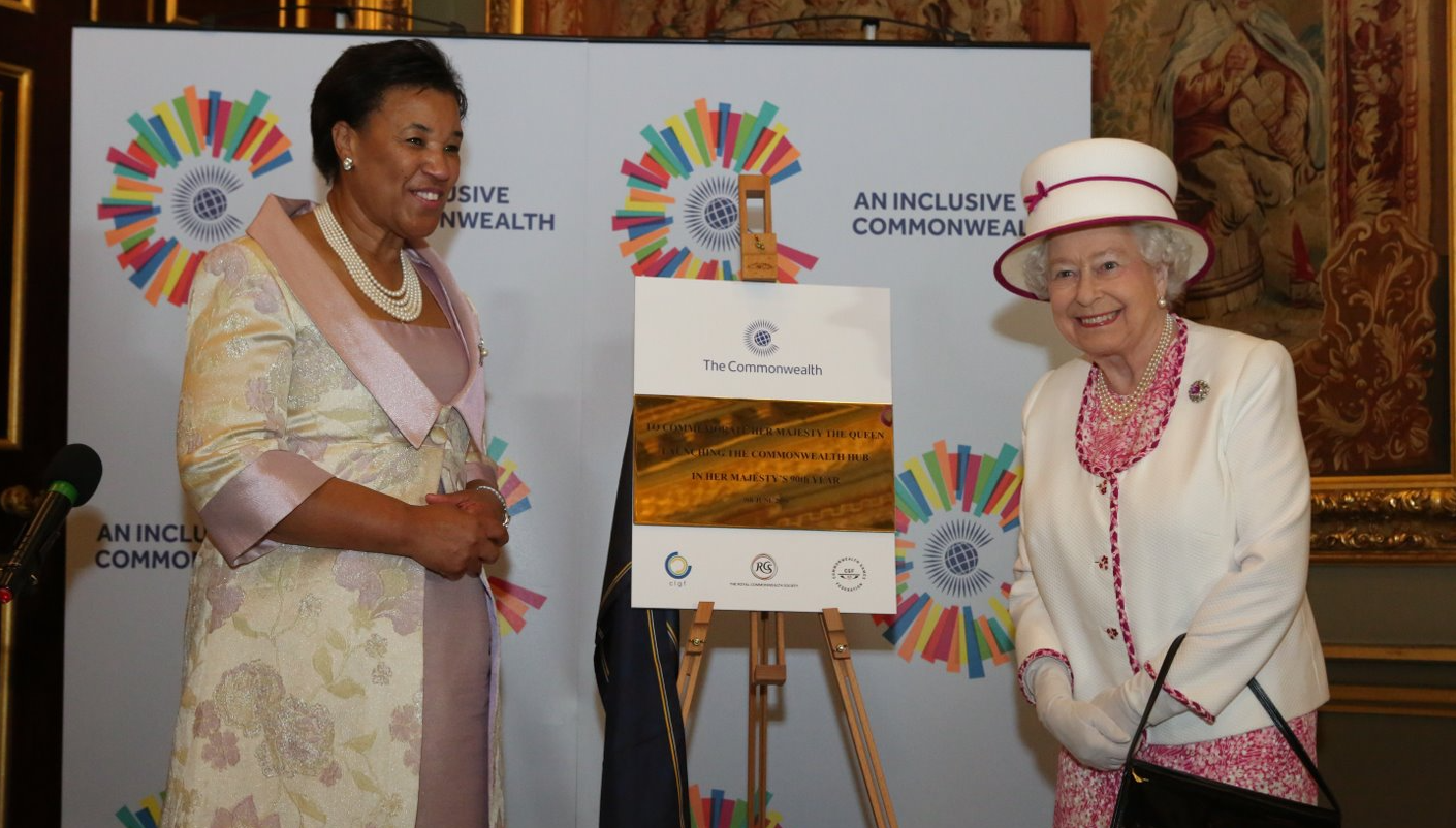 HM The Queen and The Rt Hon Patricia Scotland QC, Secretary-General of the Commonwealth