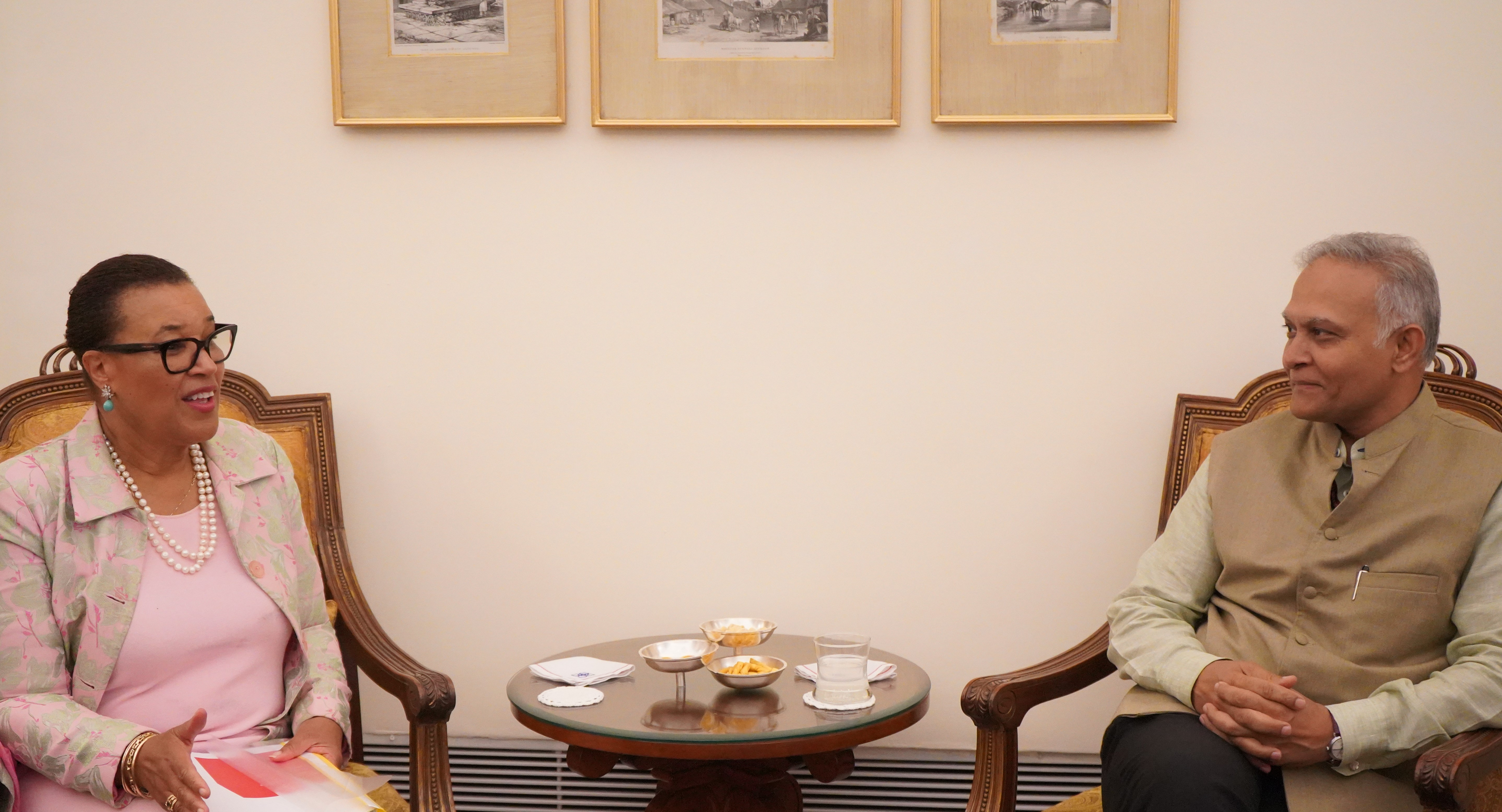 Secretary-General Scotland and Secretary (West) Shri Sanjay