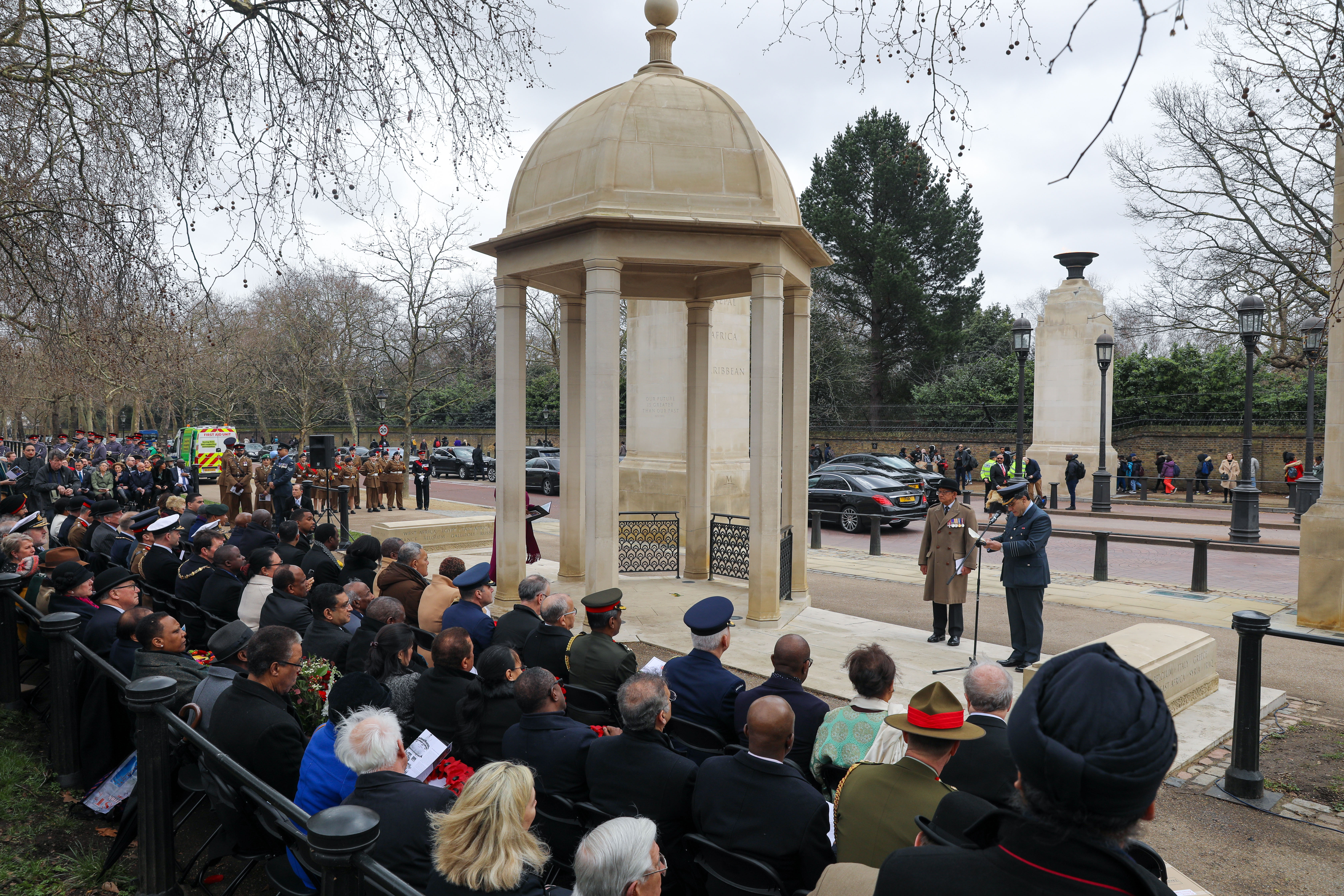 wreath laying commonwealth day 2023