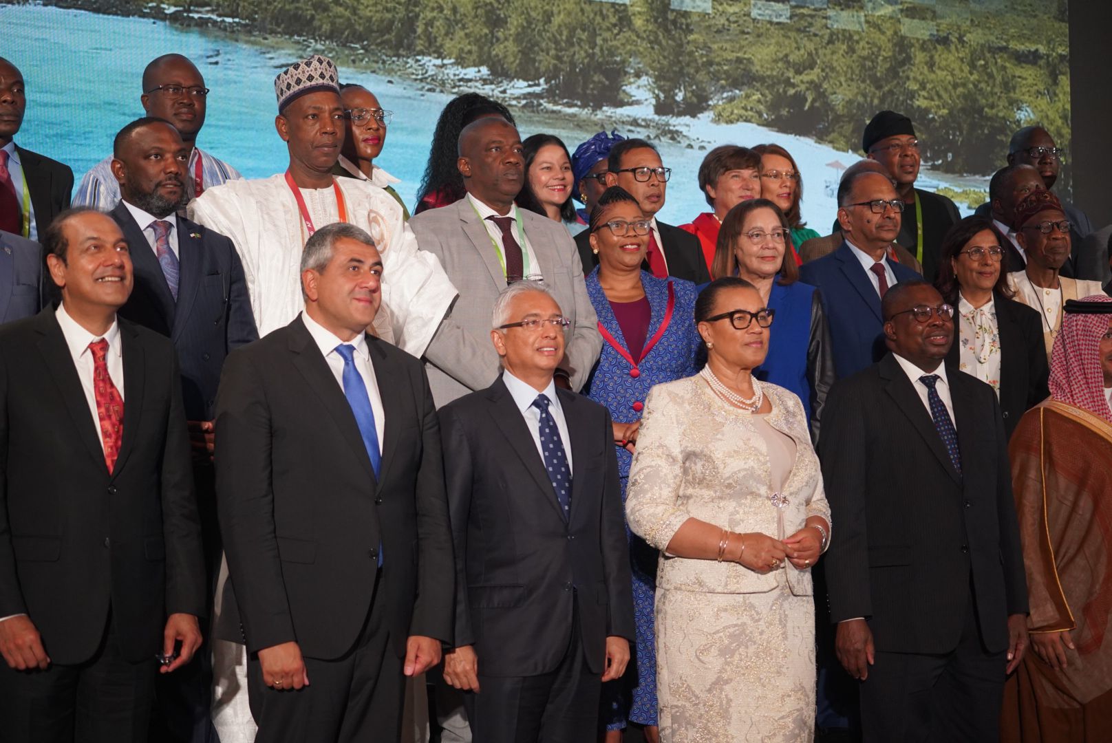 Commonwealth Secretary-General, the Rt Hon Patricia Scotland KC, with leaders at UNWTO meeting