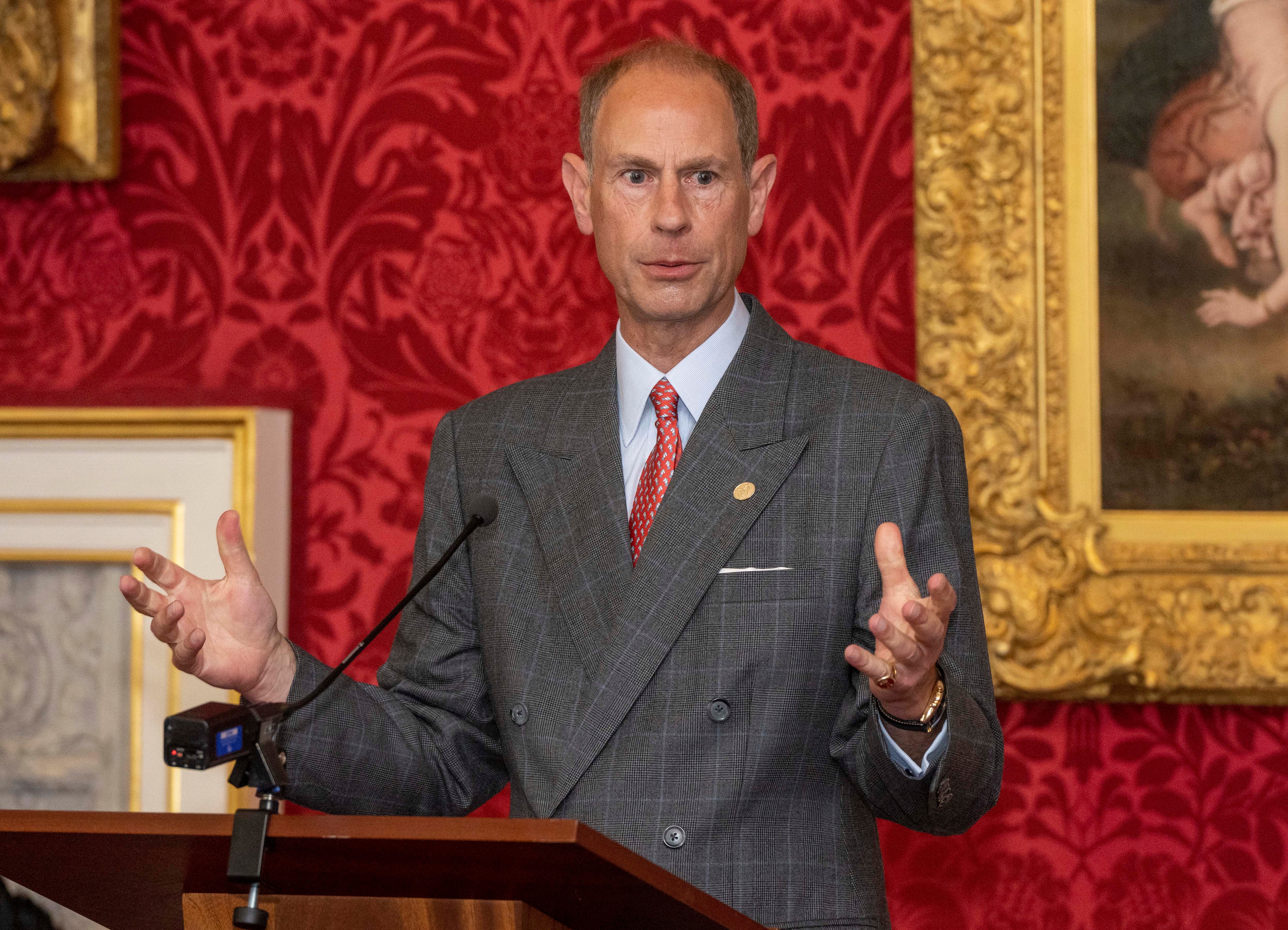 CYA - HRH at Lectern