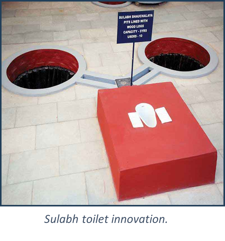  Sulabh toilet innovation.
