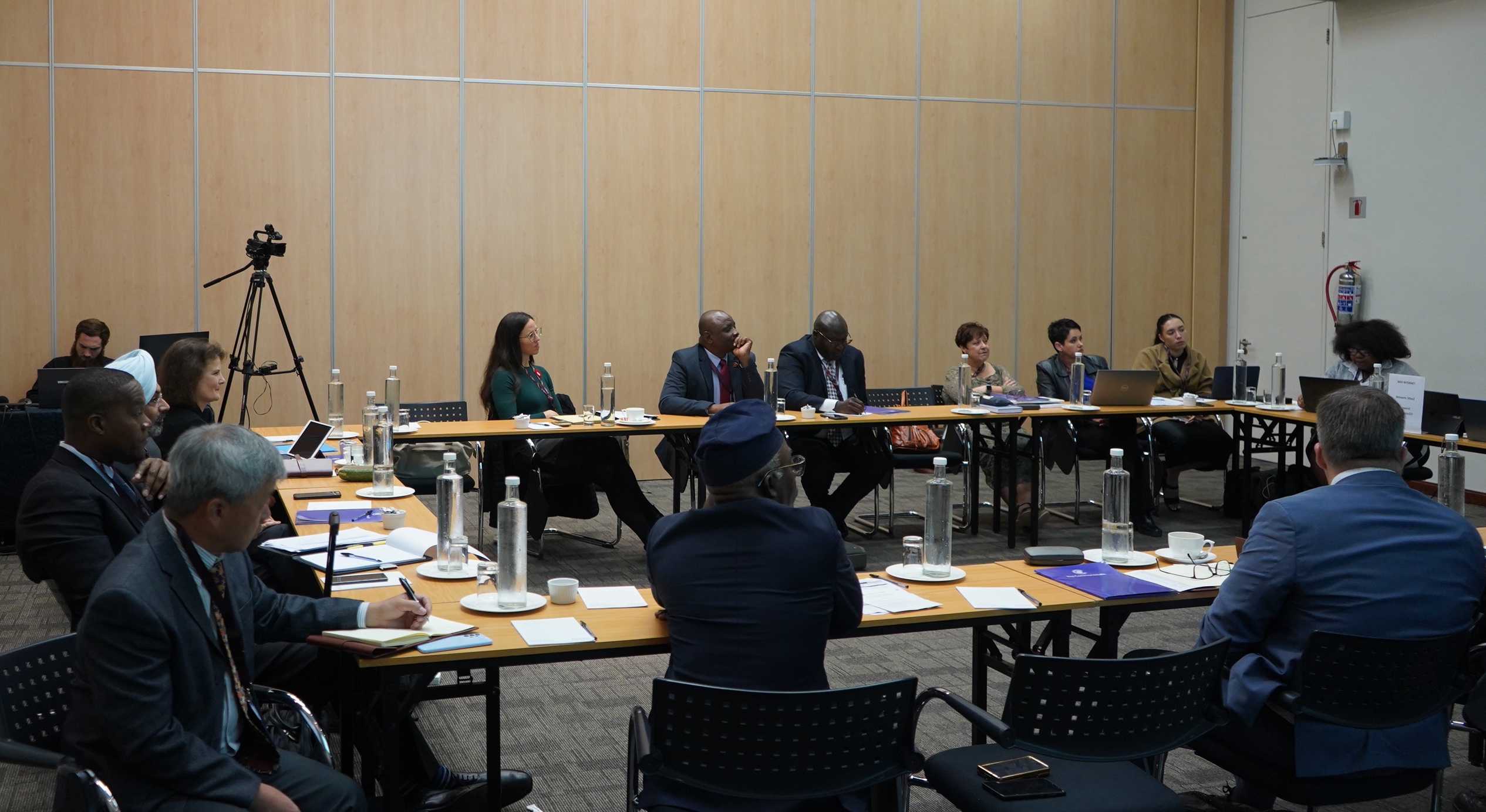 Attendees at the Military Justice Workshop event