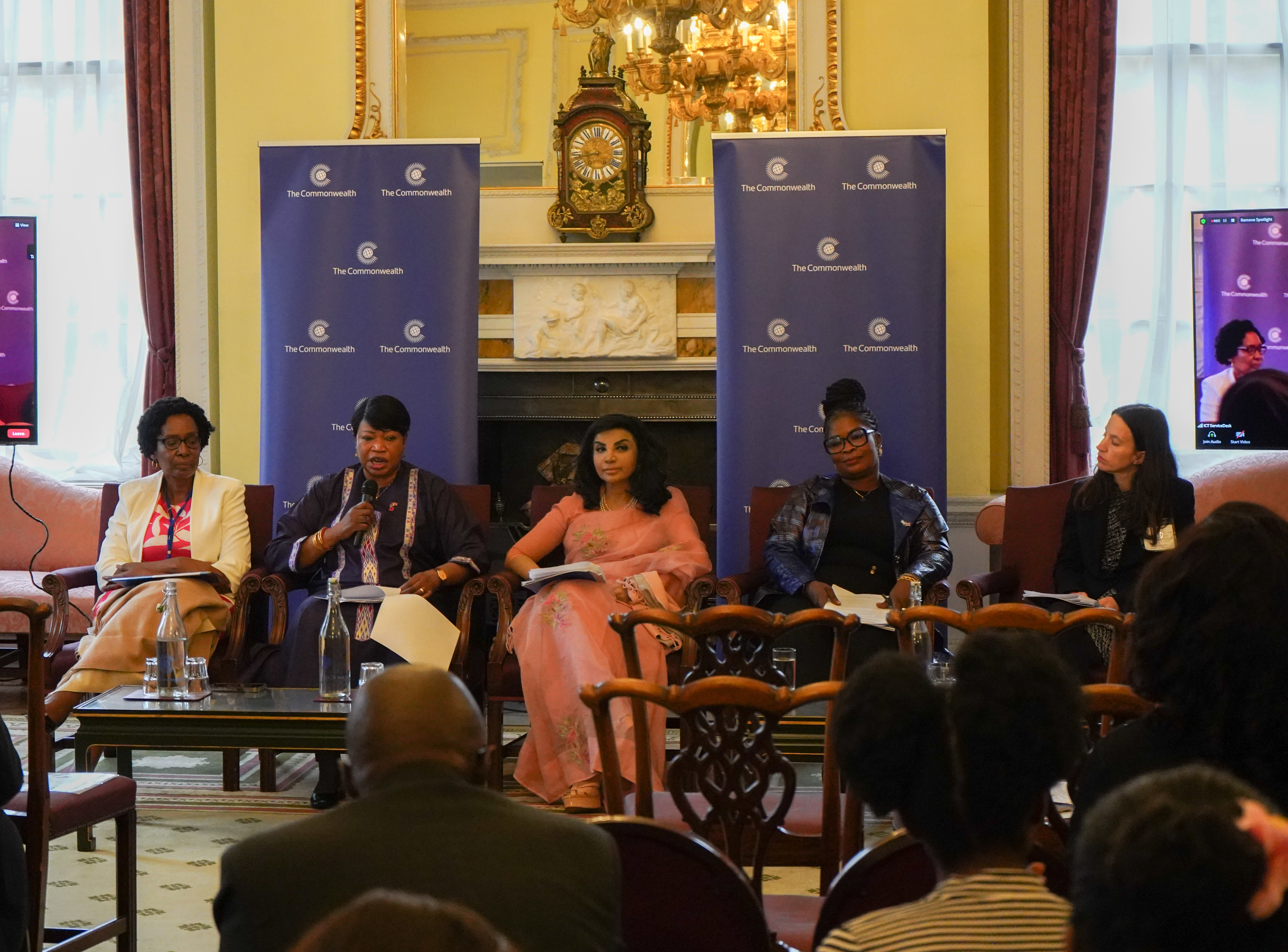 The panel at the London Global Cancer Week event