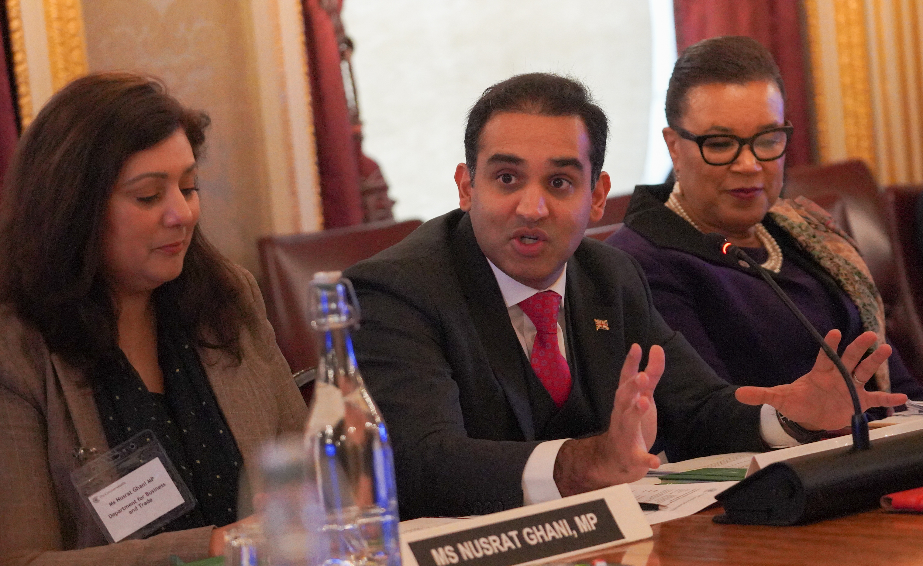 Lord Sarfraz at the Commonwealth Sovereign Wealth Fund event