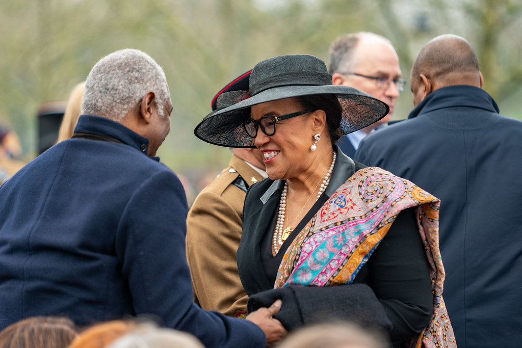 Commonwealth Secretary-General at the Commonwealth Memorial Gates