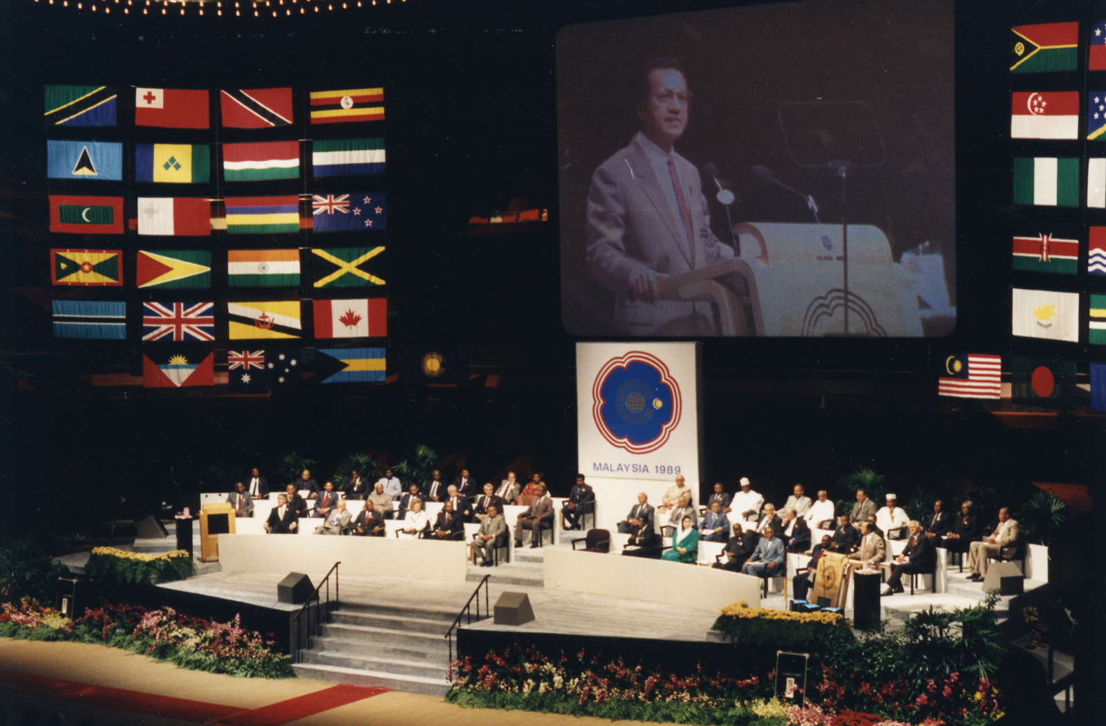 Commonwealth leaders at CHOGM in Malaysia who adopted the Langkawi Declaration on the Environment