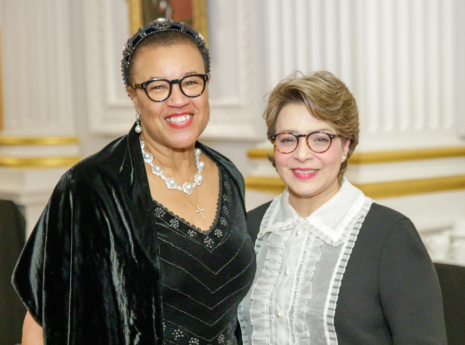 Commonwealth Secretary-General with Professor Manahel Thabet, Special Envoy for Science and Technology