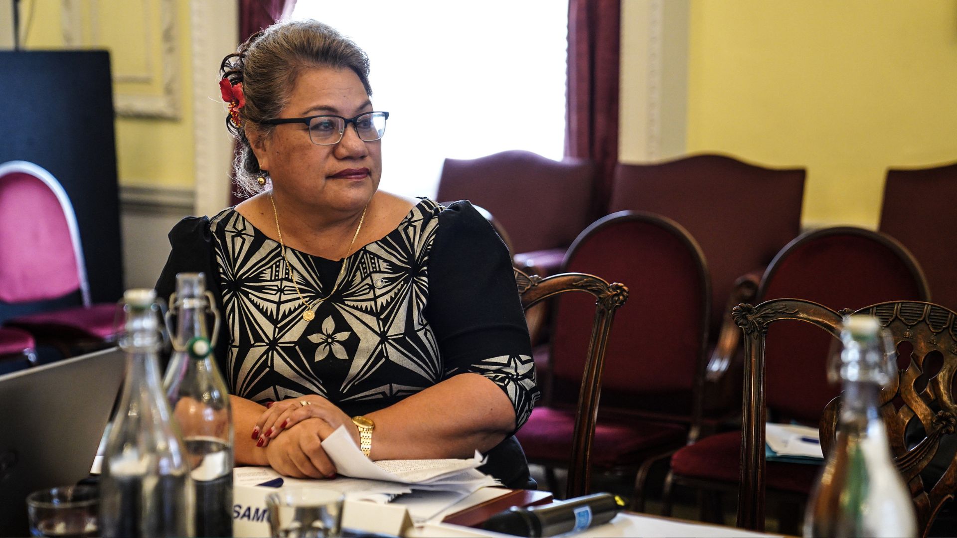 Hon. Mulipola Anarosa Ale Molioo, Minister of Women, Community and Social Development  
