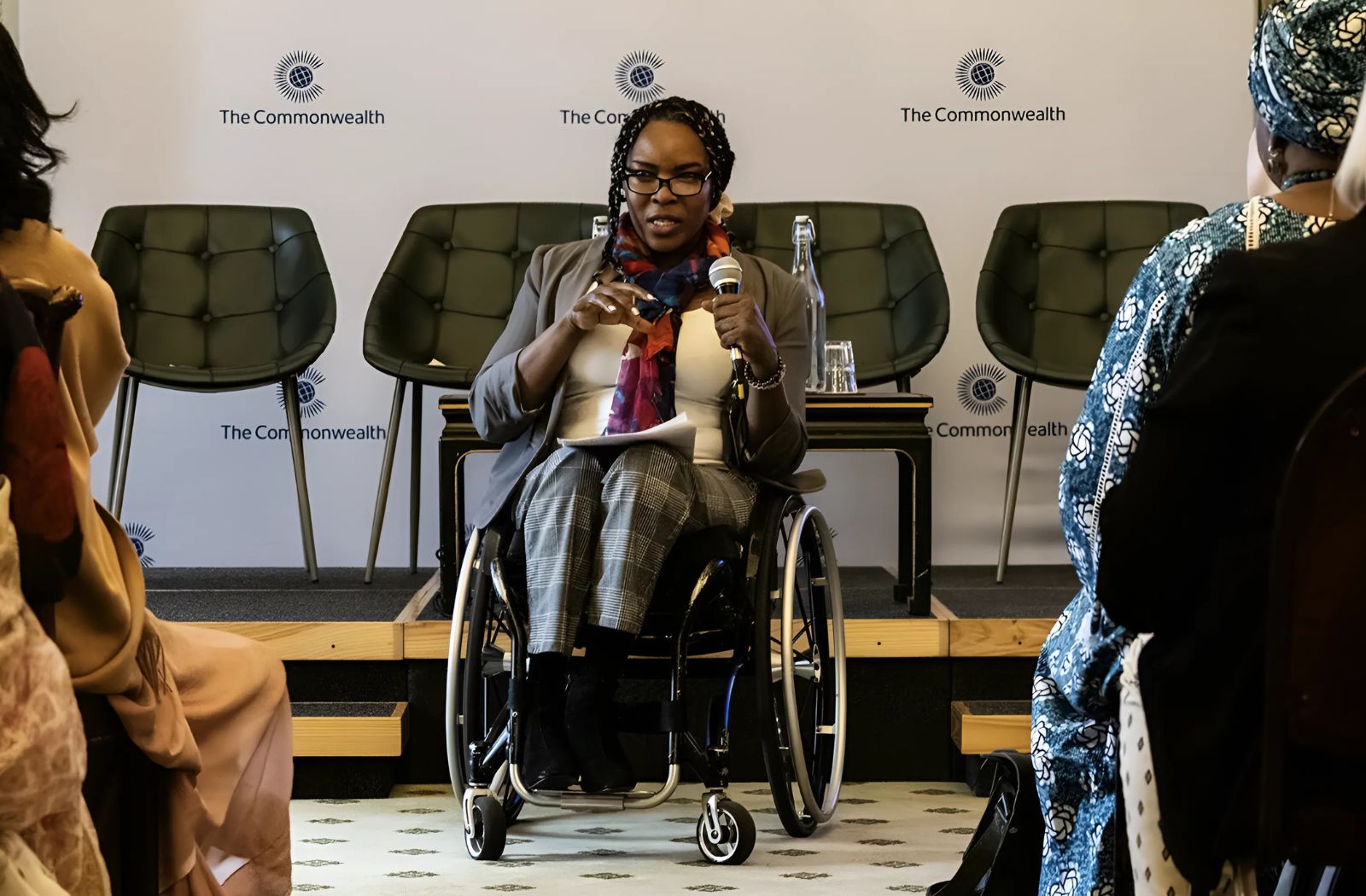 Anne Wafula Strike speaking at Marlborough House