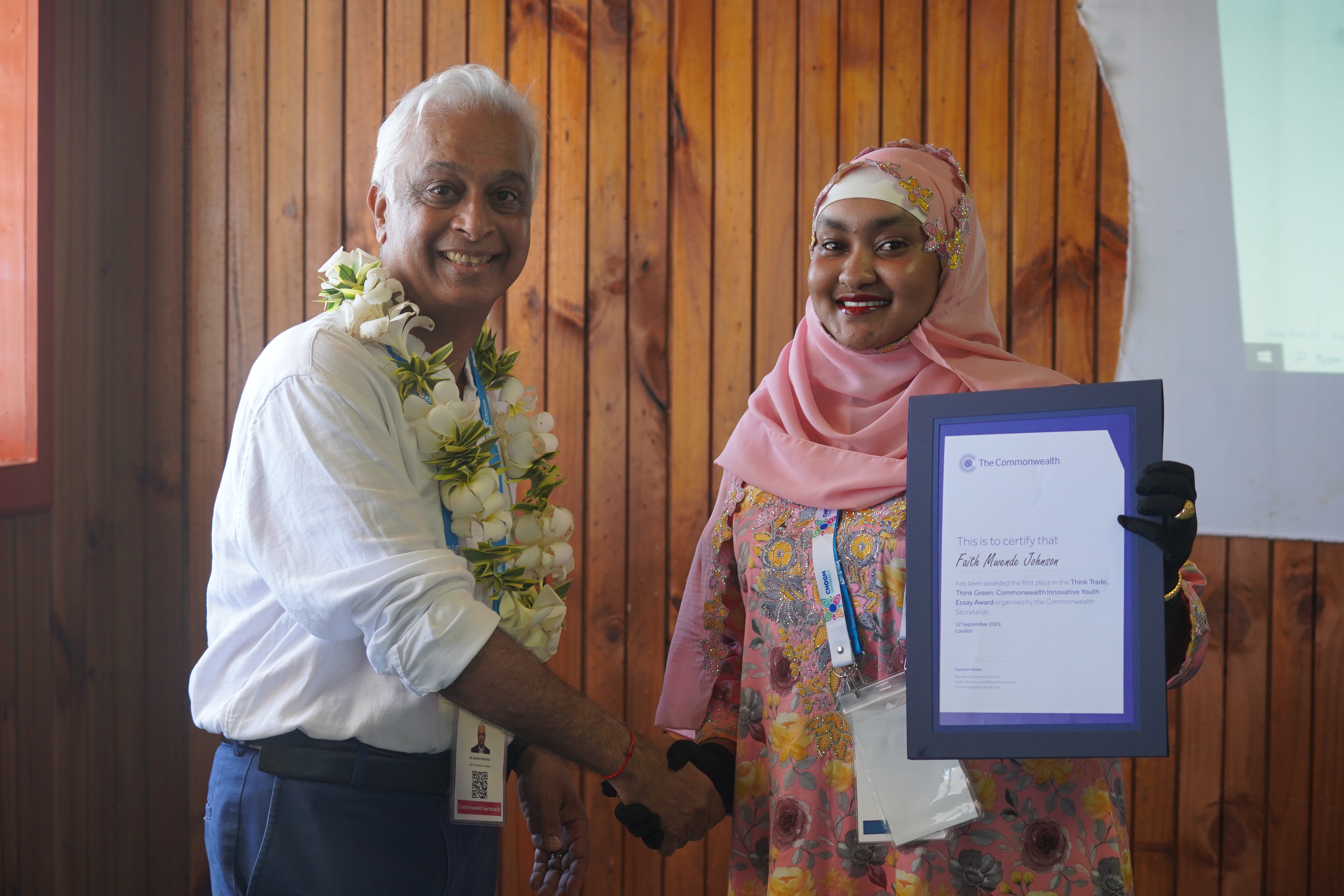 Commonwealth Youth Forum competiton awards 2