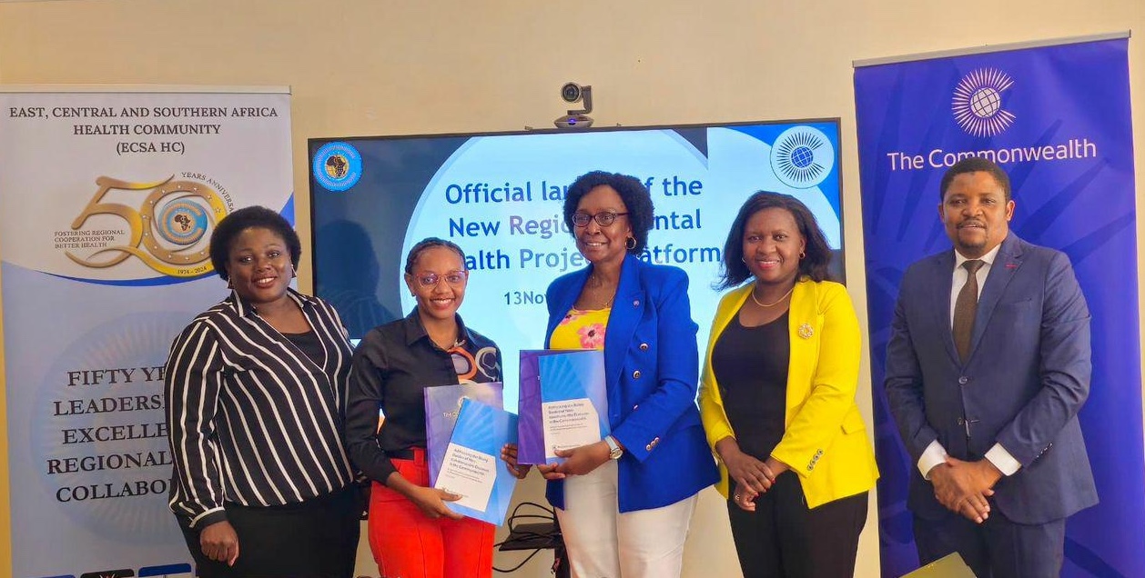 People standing in a group picture