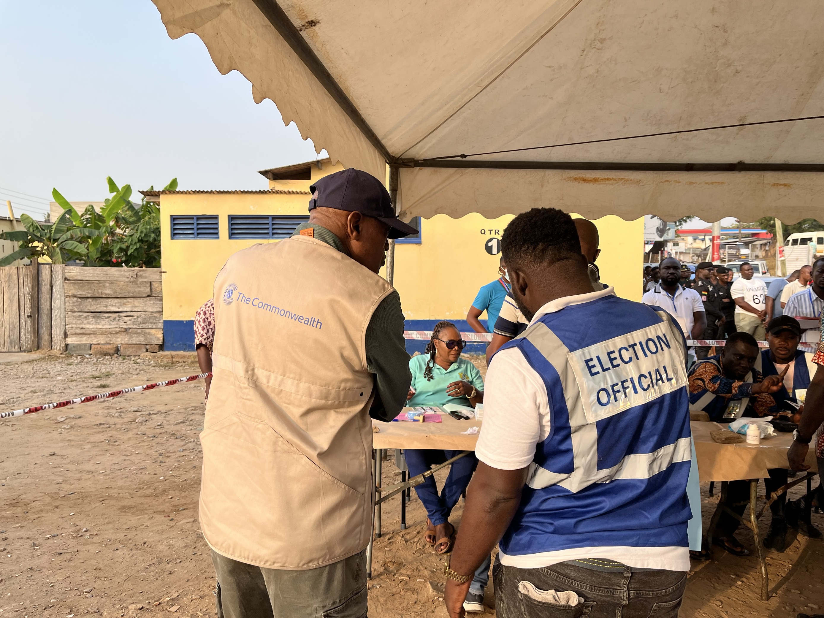 Commonwealth observers in Ghana