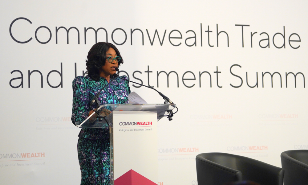 Commonwealth Secretary-General speaking at the 2025 Commonwealth Trade and Investment Forum