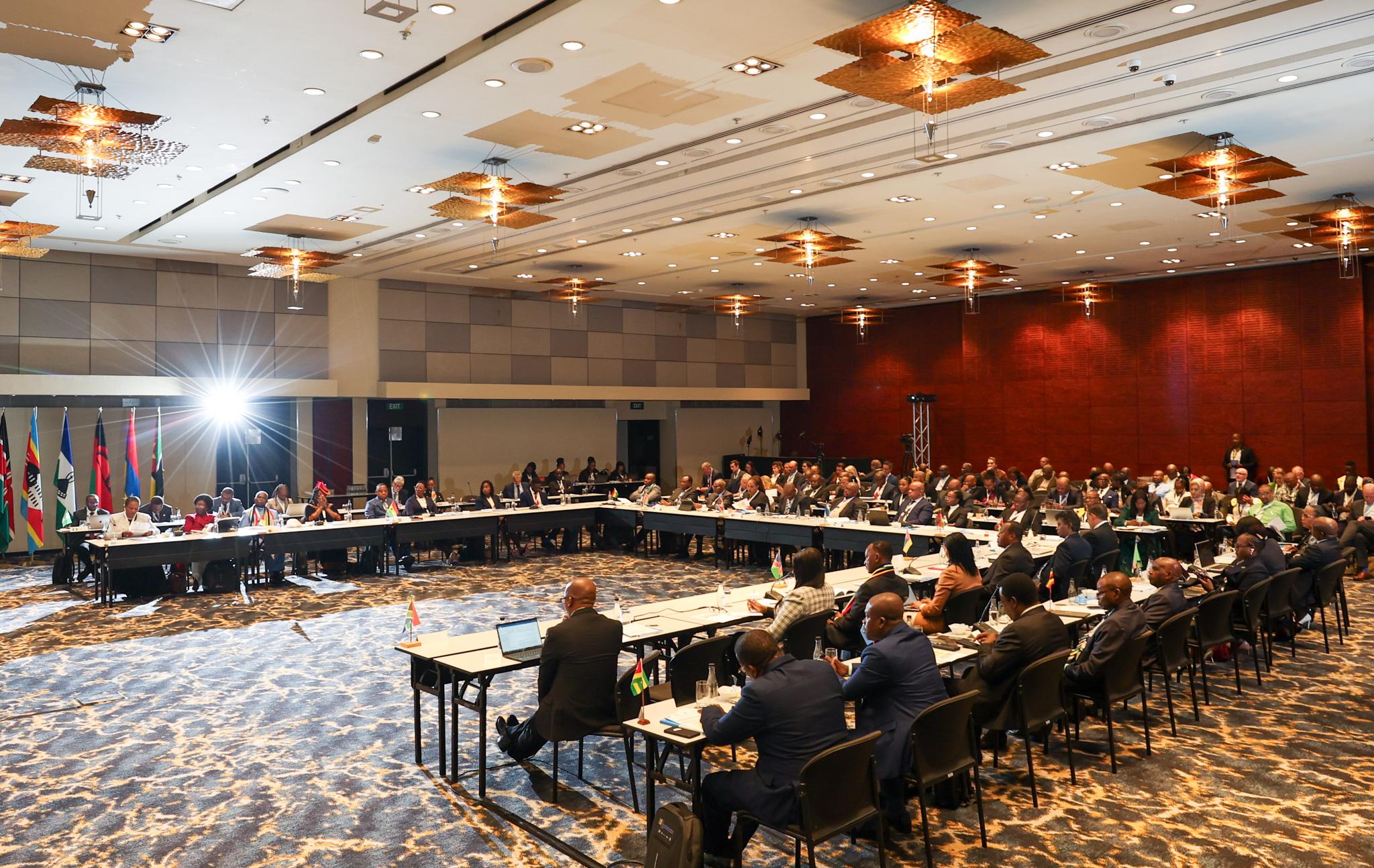 Group shot of those attending sitting down