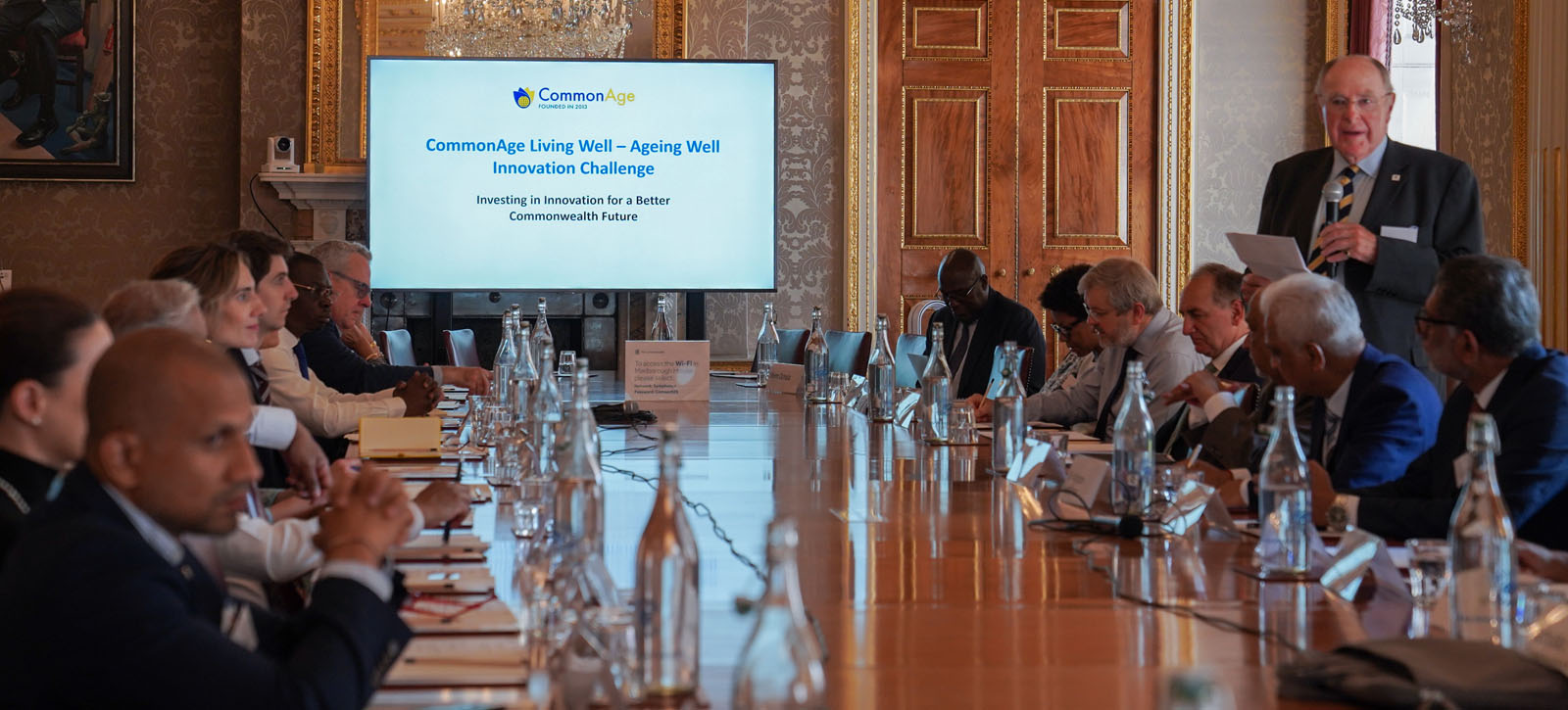 CommonAge Living Well delegates at conference table