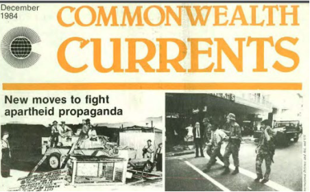 Perceptively recognising that public perception was critical in winning support for the cause, a joint workshop on countering apartheid propaganda was held in conjunction with the United Nations Listen to Ramphal speaking at the Countering Apartheid Propaganda workshop here