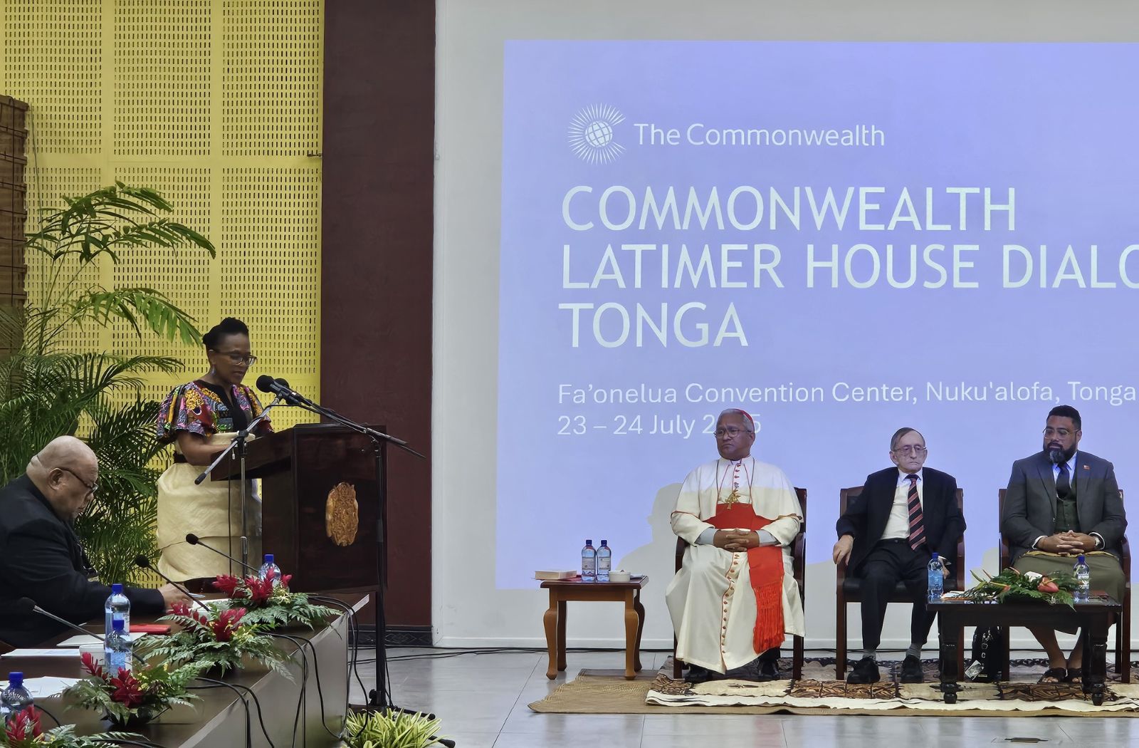 Dr Elizabeth Macharia at Tonga Gov