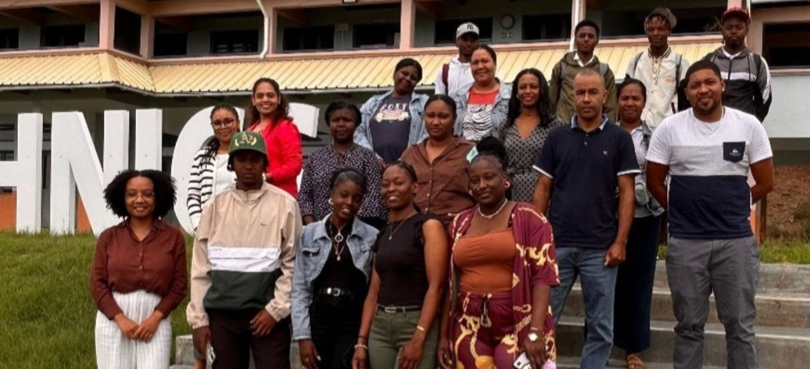 Rodrigues Island food industry workers group photo