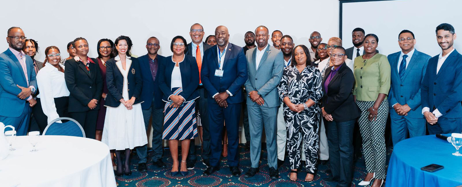 group photo at the launch of model law on digital trade 
