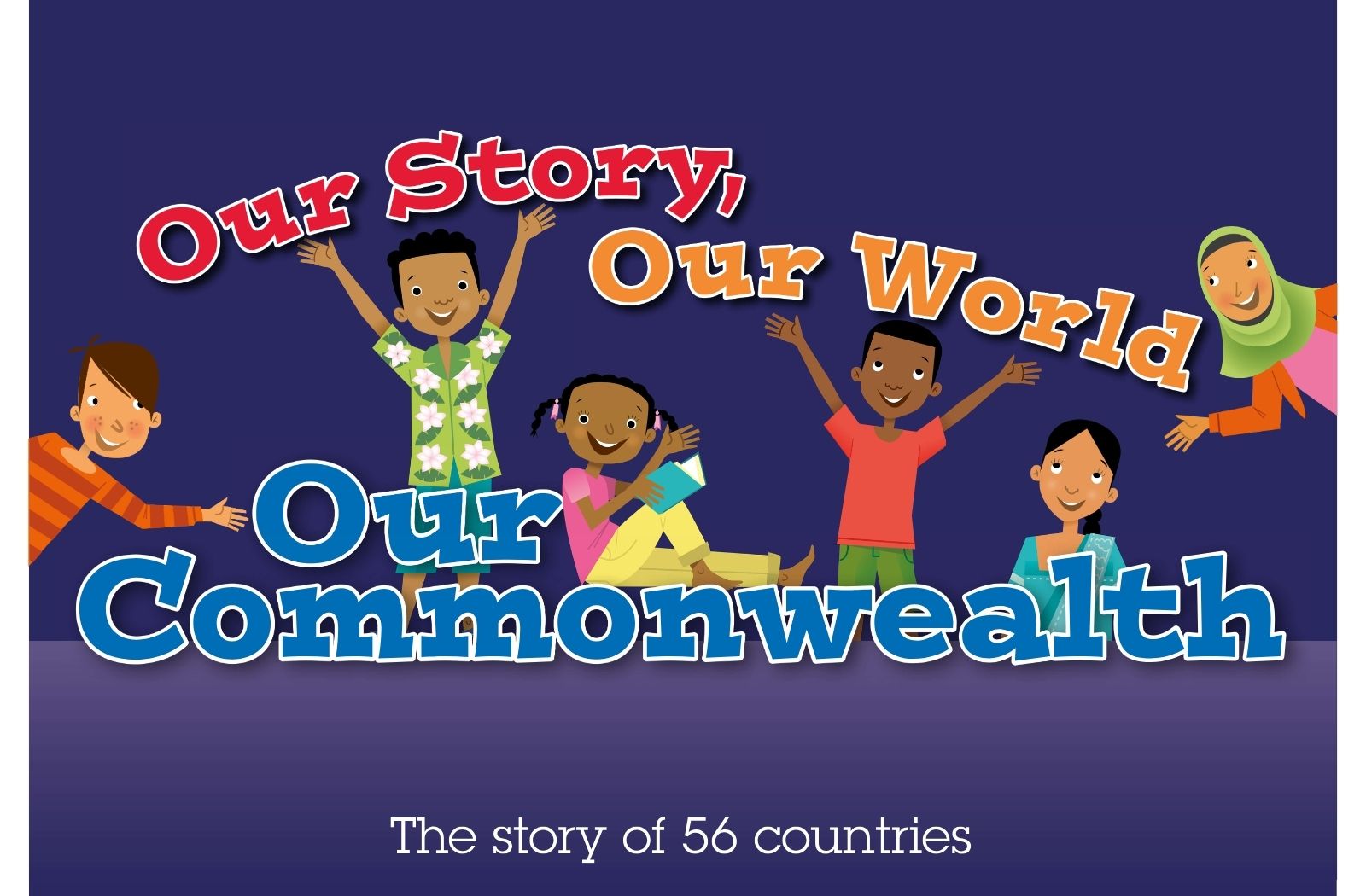 Cover of booklet 'Our Story, Our World, Our Commonwealth'
