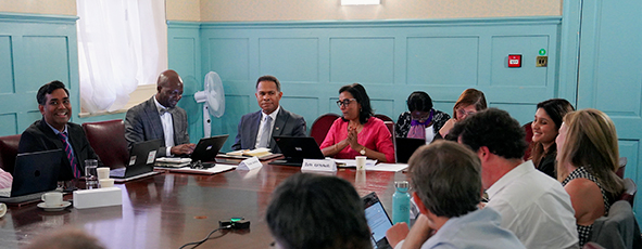 Roundtable on Macroeconomic Resilience in Small States, June 2025, Marlborough House, London.