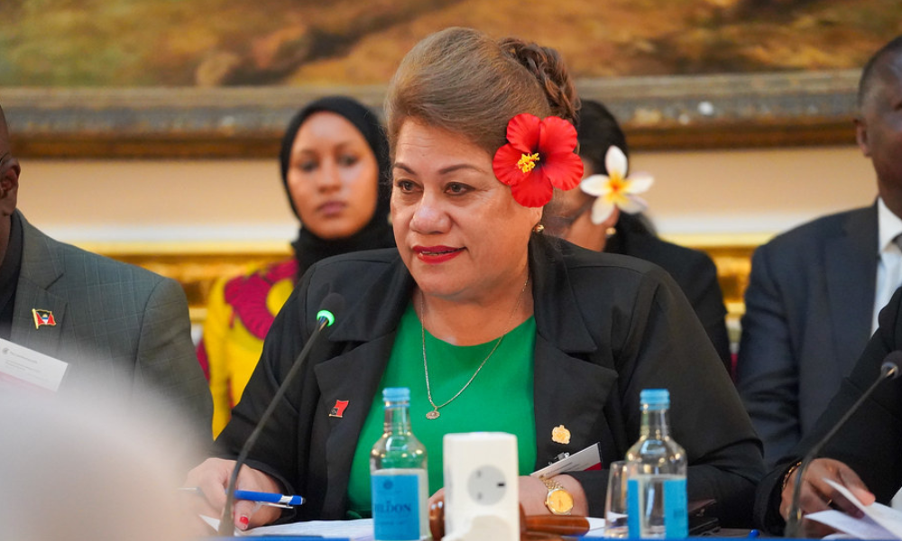 Samoa Finance Minister, Hon Mulipola Anarosa Ale Molio’o