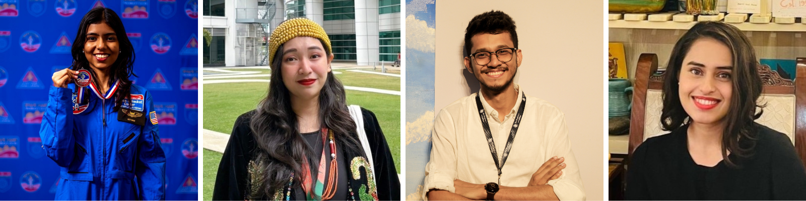 Commonwealth Youth Awards Asia finalists headshots