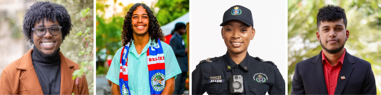 Commonwealth Youth Awards Caribbean finalists headshots