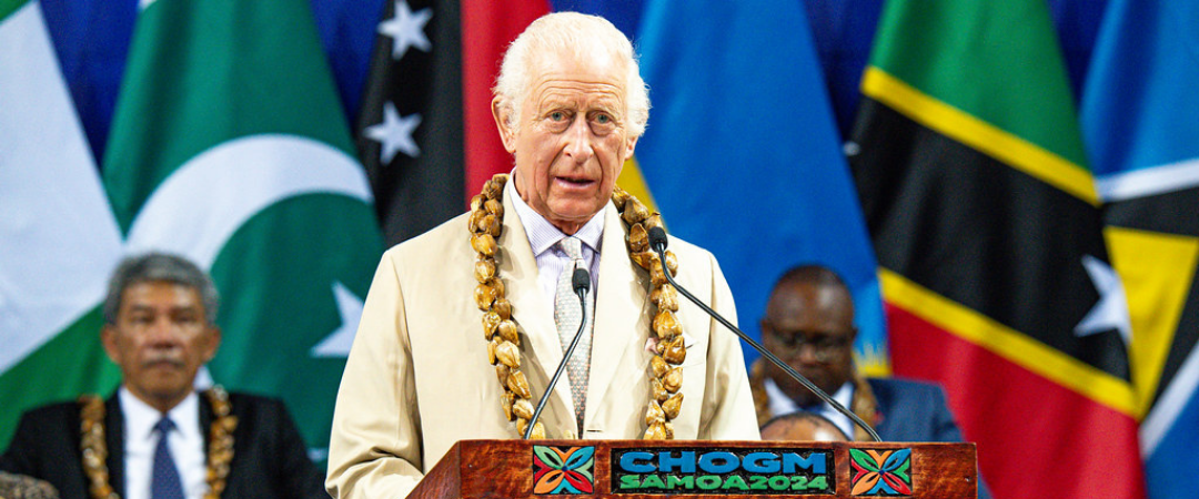 HM King Charles III, Head of the Commonwealth, speaking at CHOGM 2024