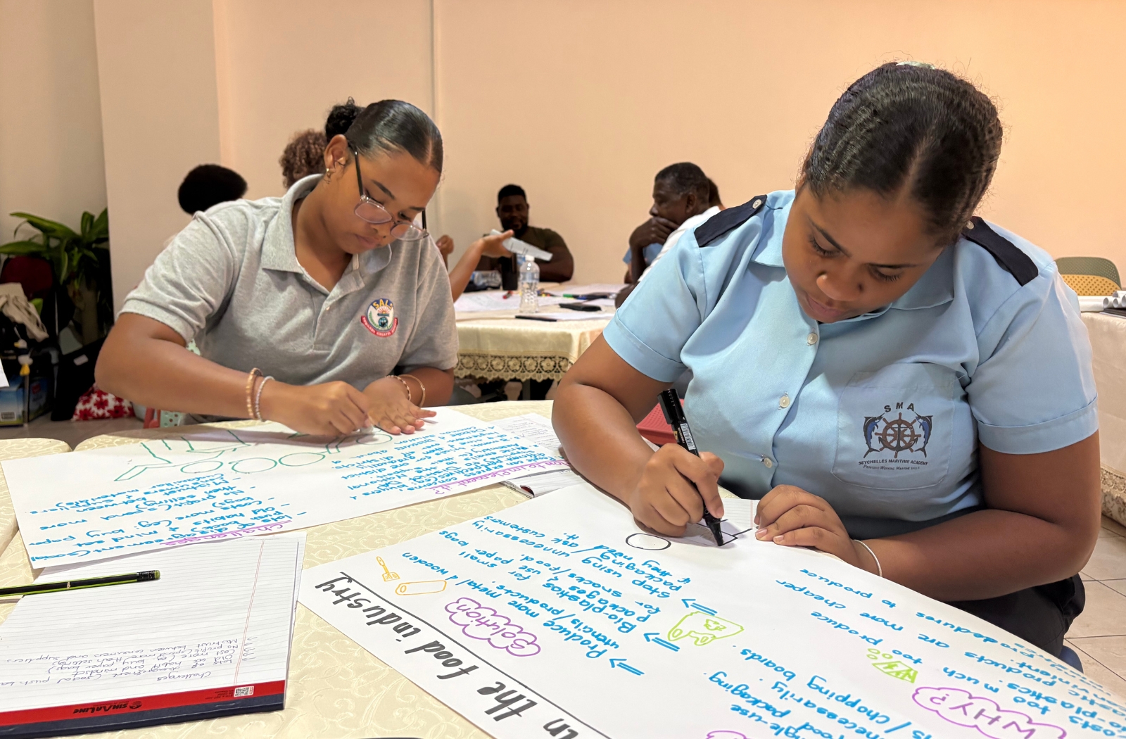 plastic in rivers workshop seychelles