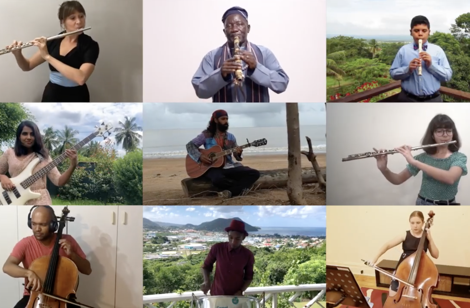 People from across the Commonwealth performing in the Dionysus ensemble