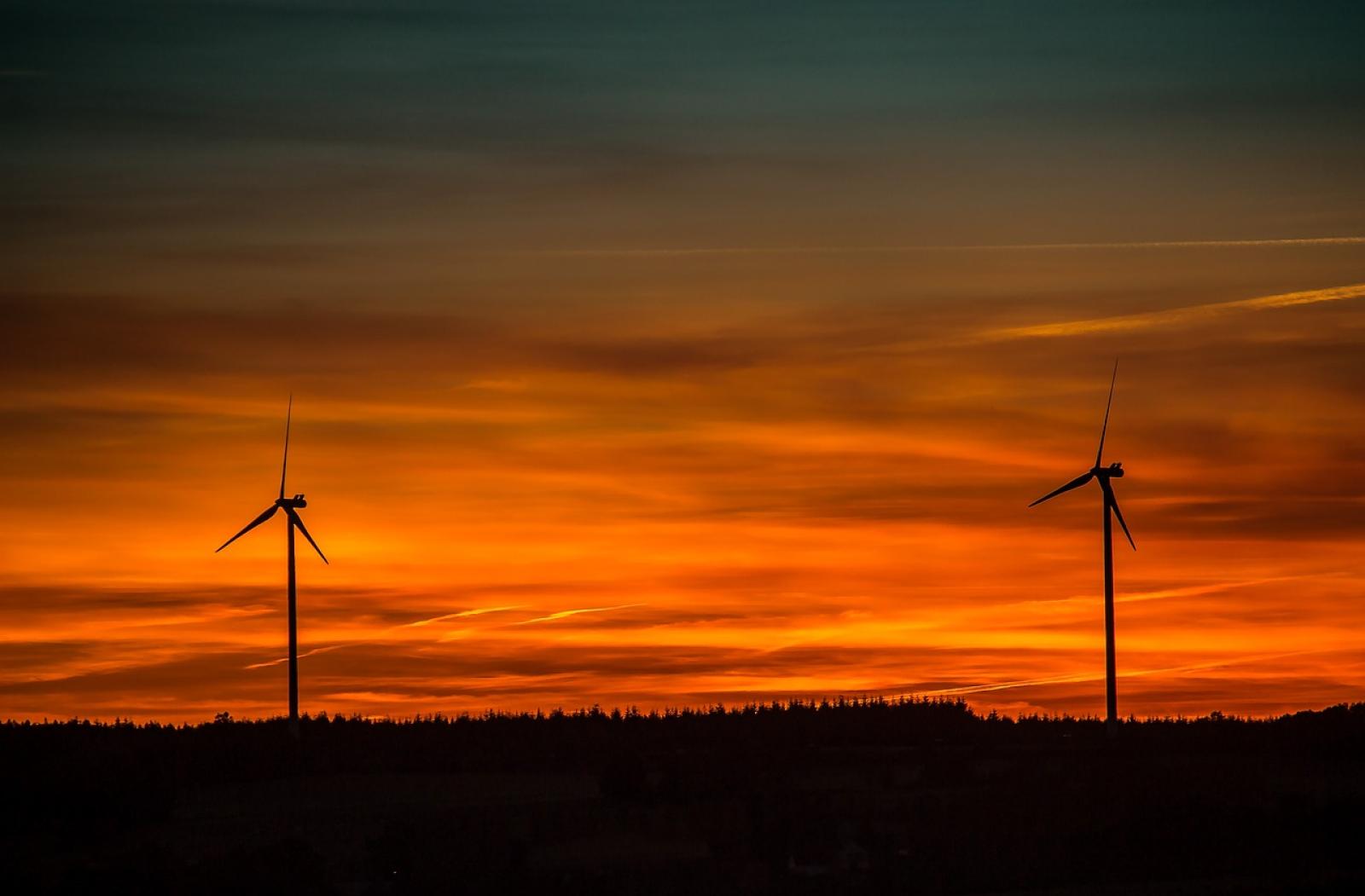 wind turbines