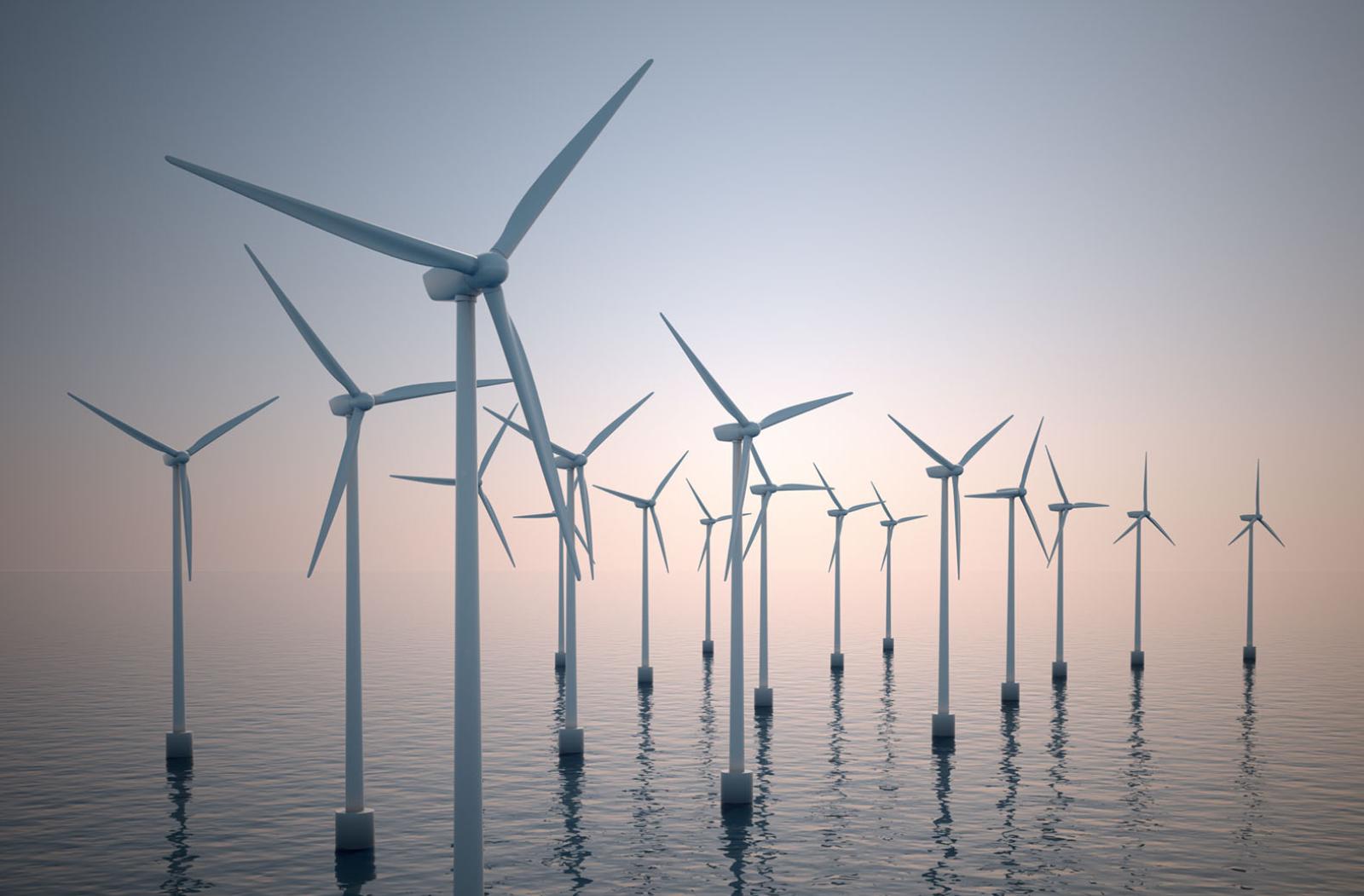 Floating wind farm