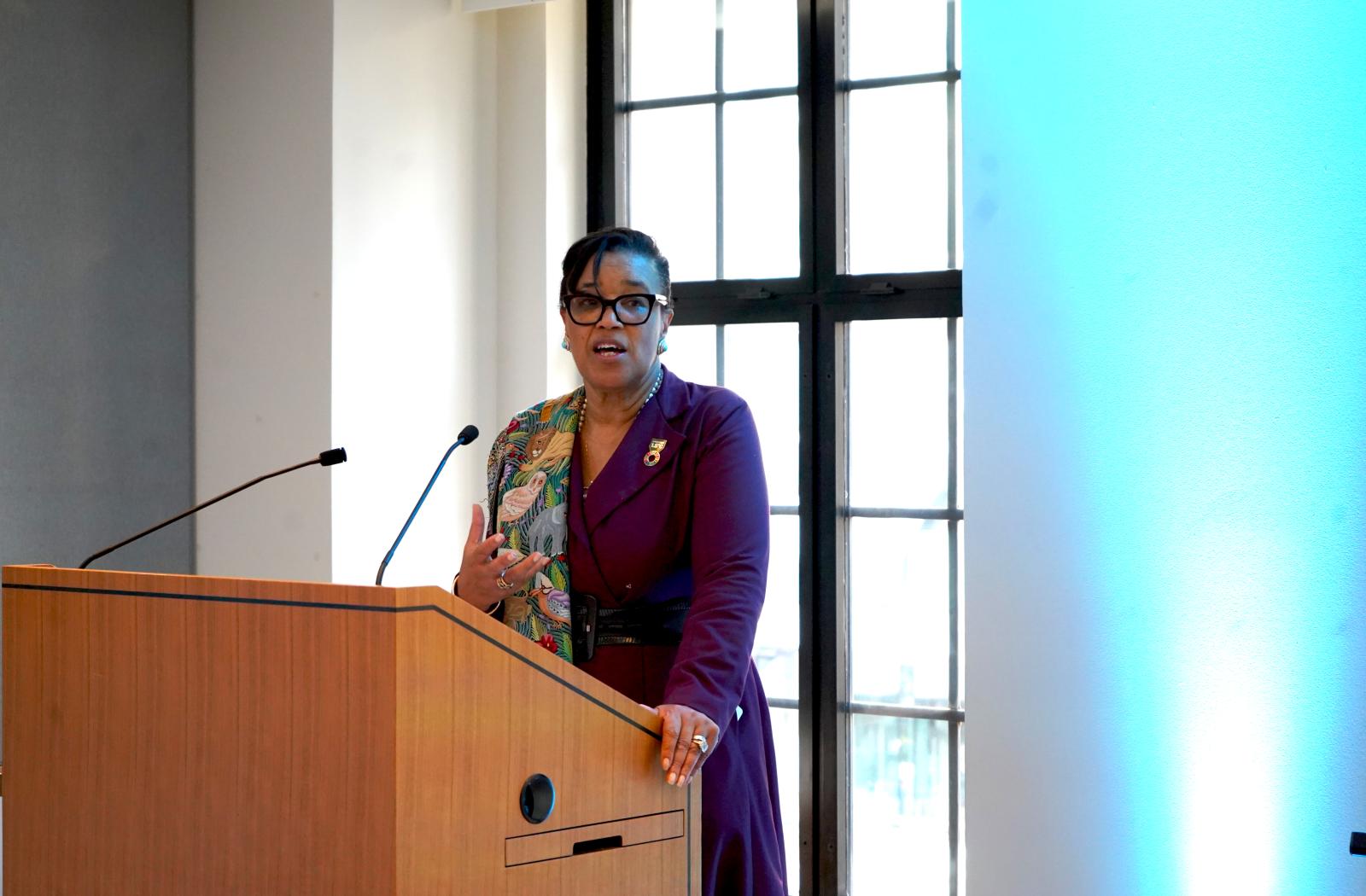 Secretary-General speaking at the event