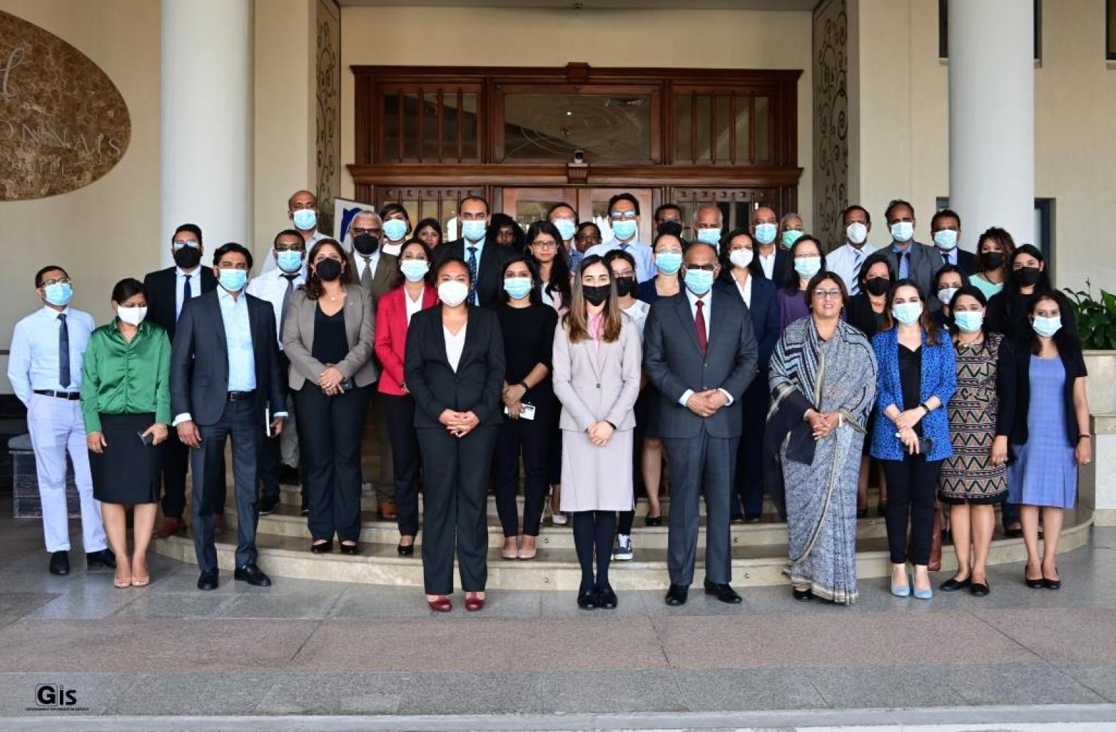 Participants at the Business and Human Rights Workshop in Mauritius