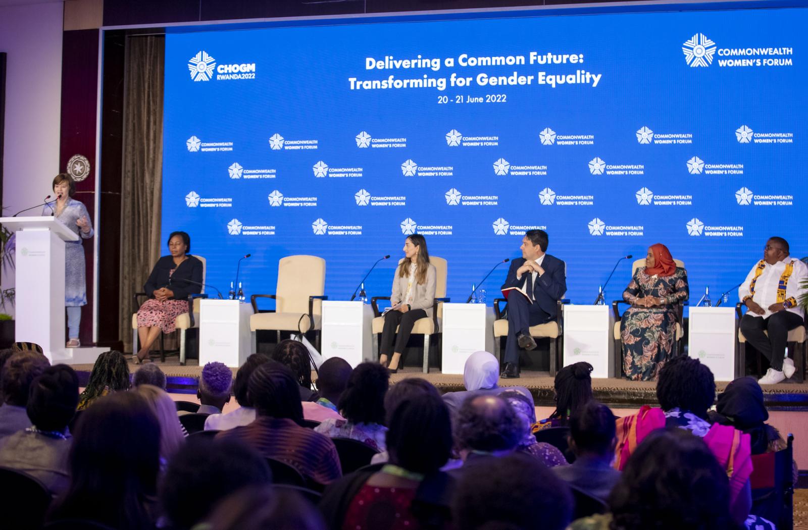 Panel at the Commonwealth Womens Forum