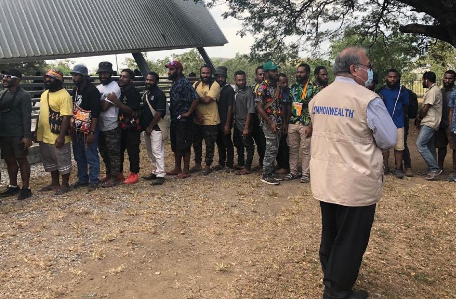 Commonwealth observer oversees voting in the Papua New Guinea 2022 elections