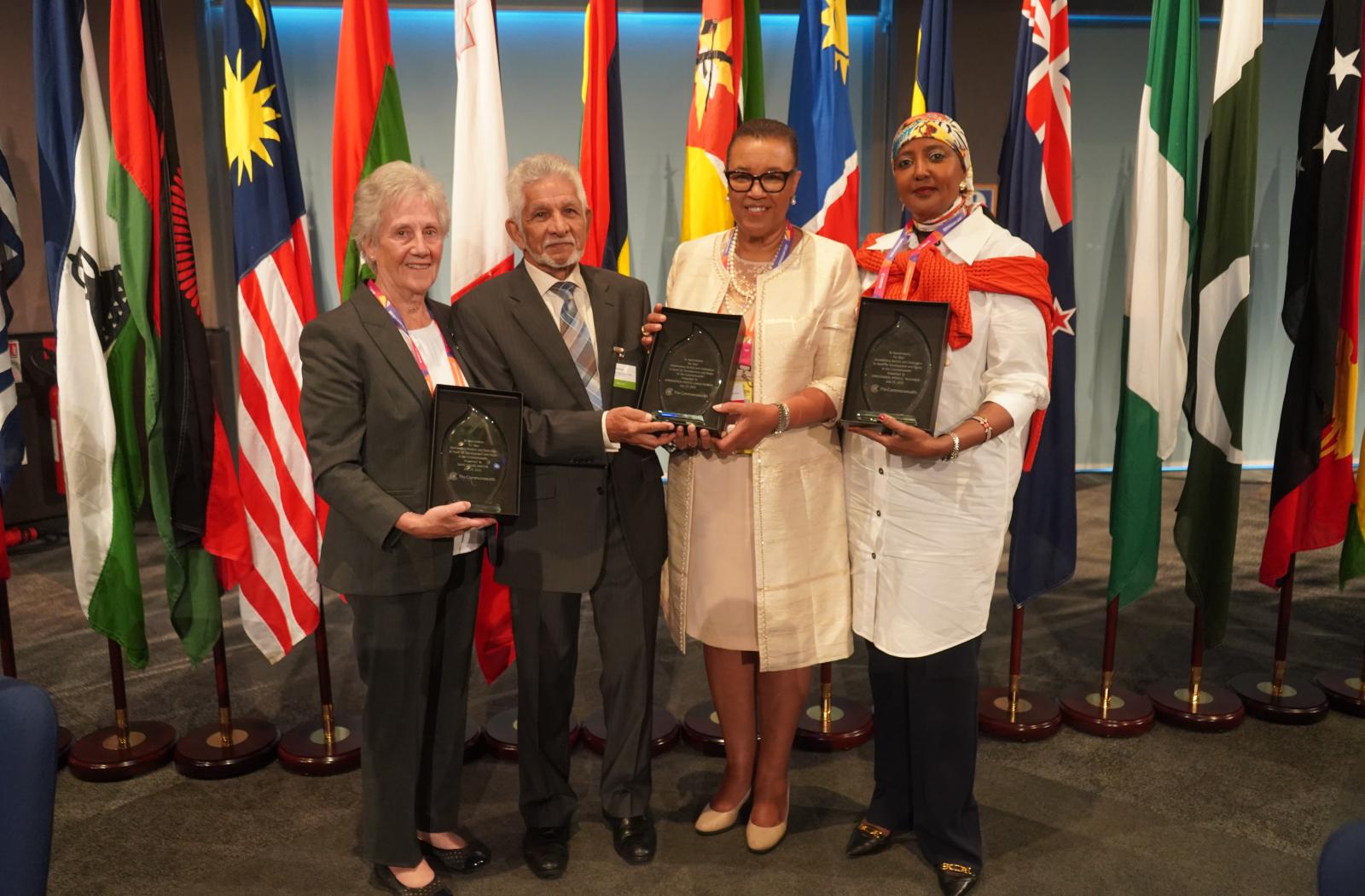 The award ceremony held at the 10th Commonwealth Sports Ministers Meeting 