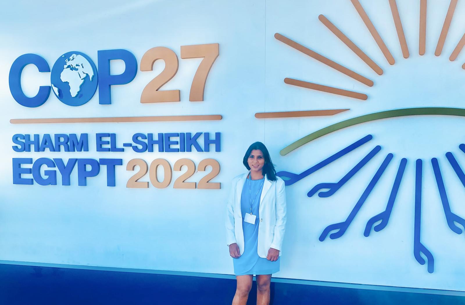 Dr Josheena Naggea at COP27