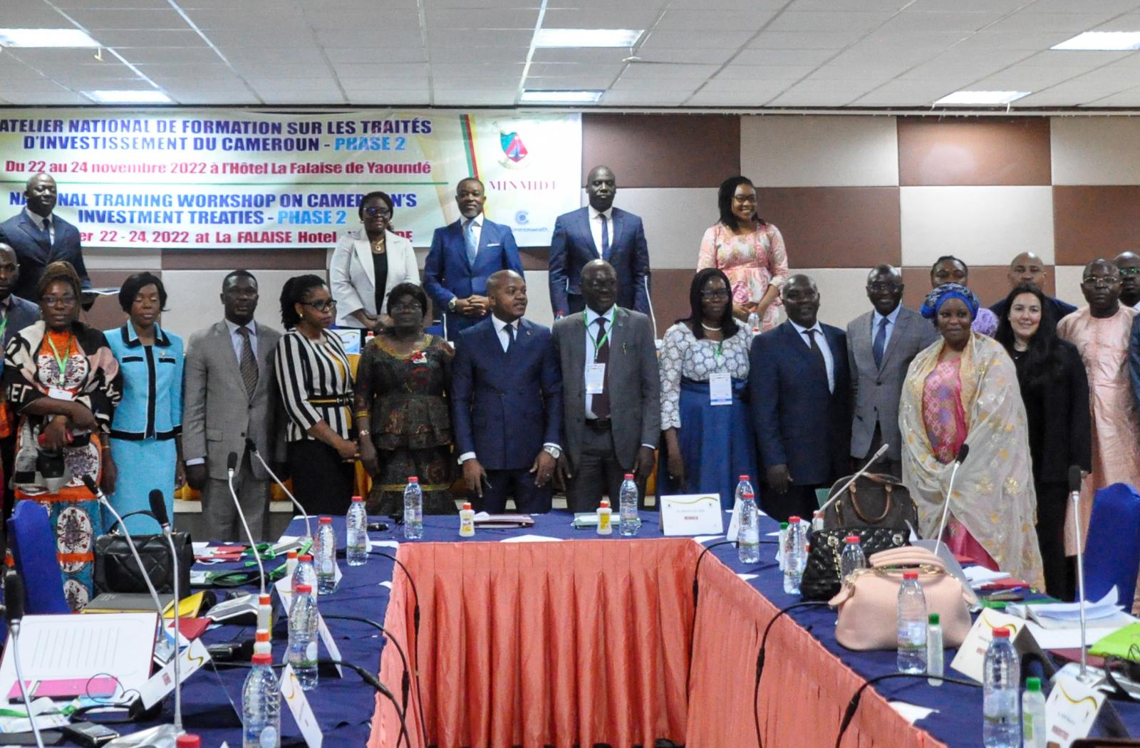 Cameroonian government officials at the Commonwealth workshop