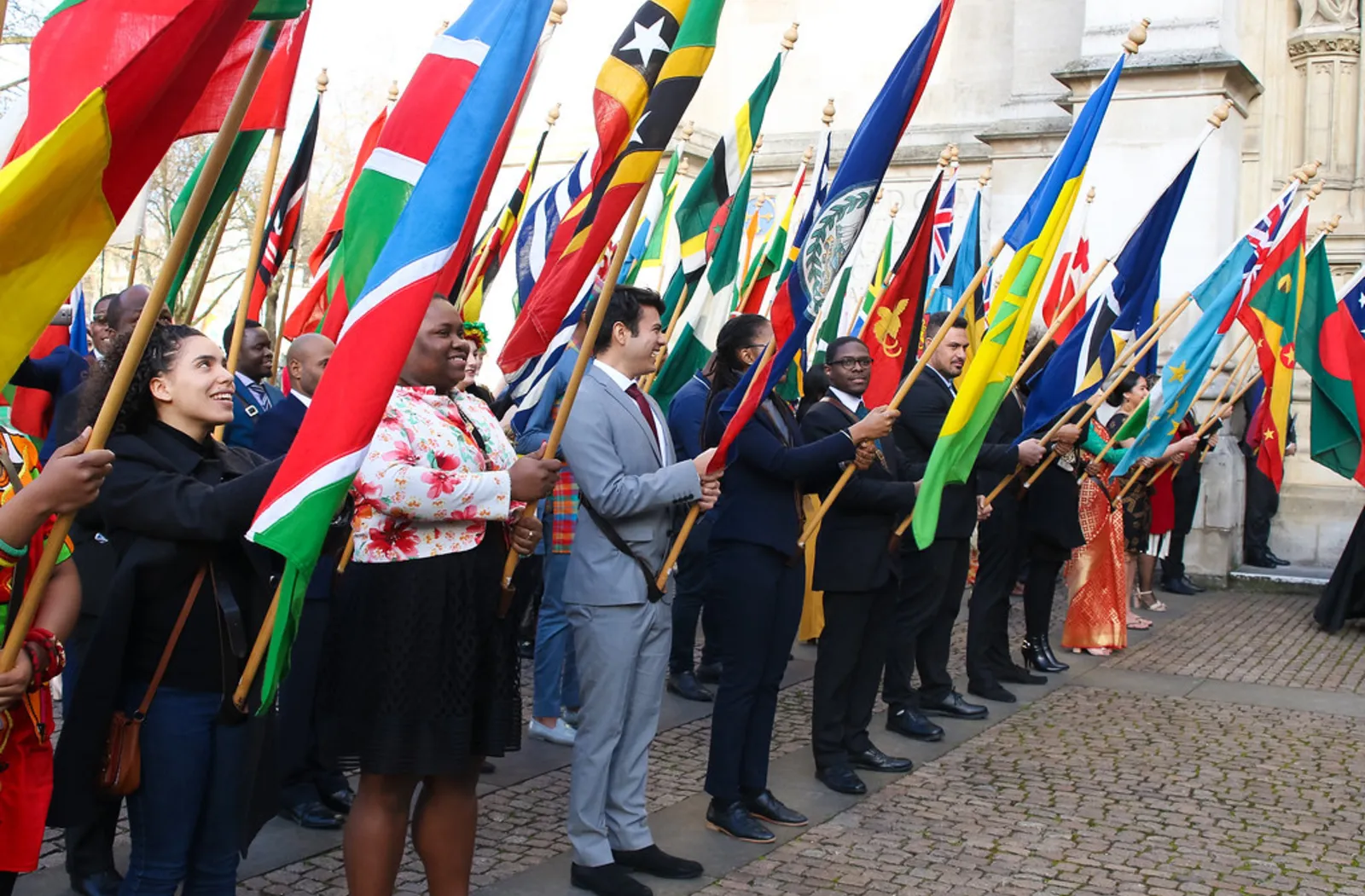 Flags Commonwealth Day