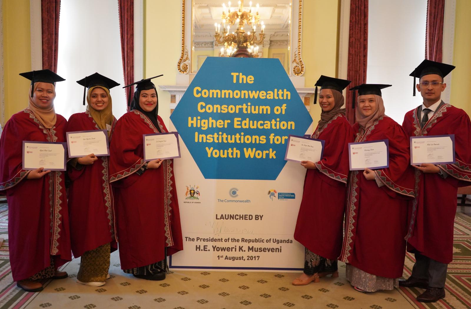 Commonwealth Diploma in Youth Development Work graduation