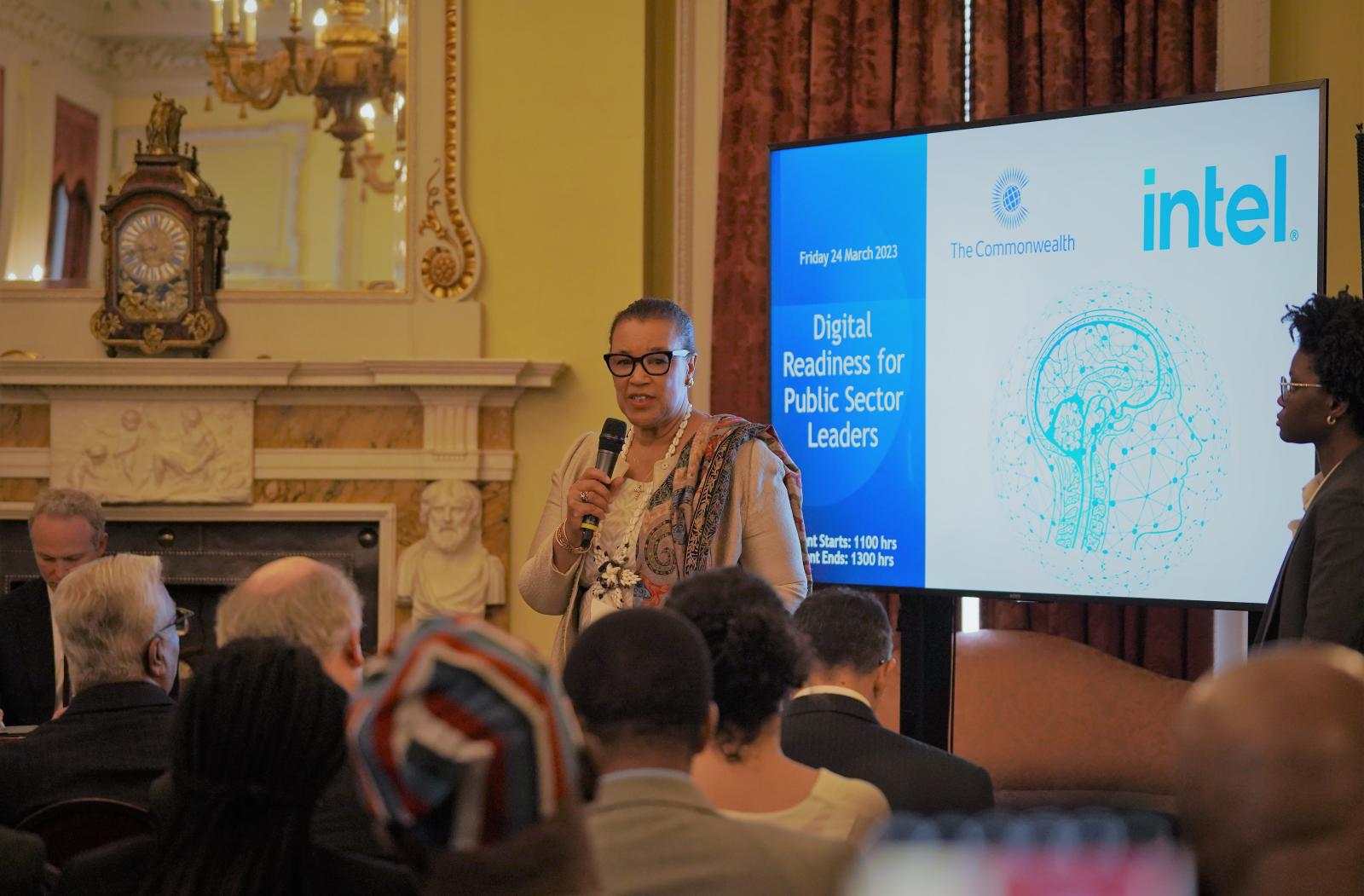 Secretary-General speaking at the event